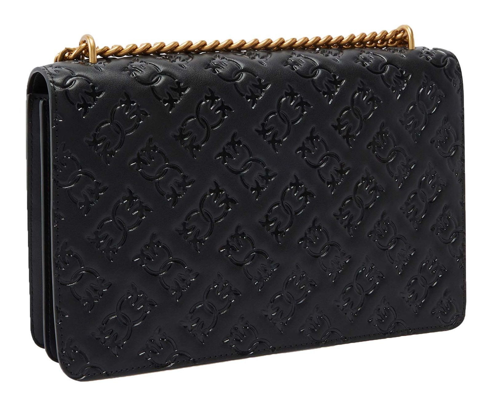 PINKO Umhängetasche Classic DC Shoulderbag, aus echtem Rindsleder