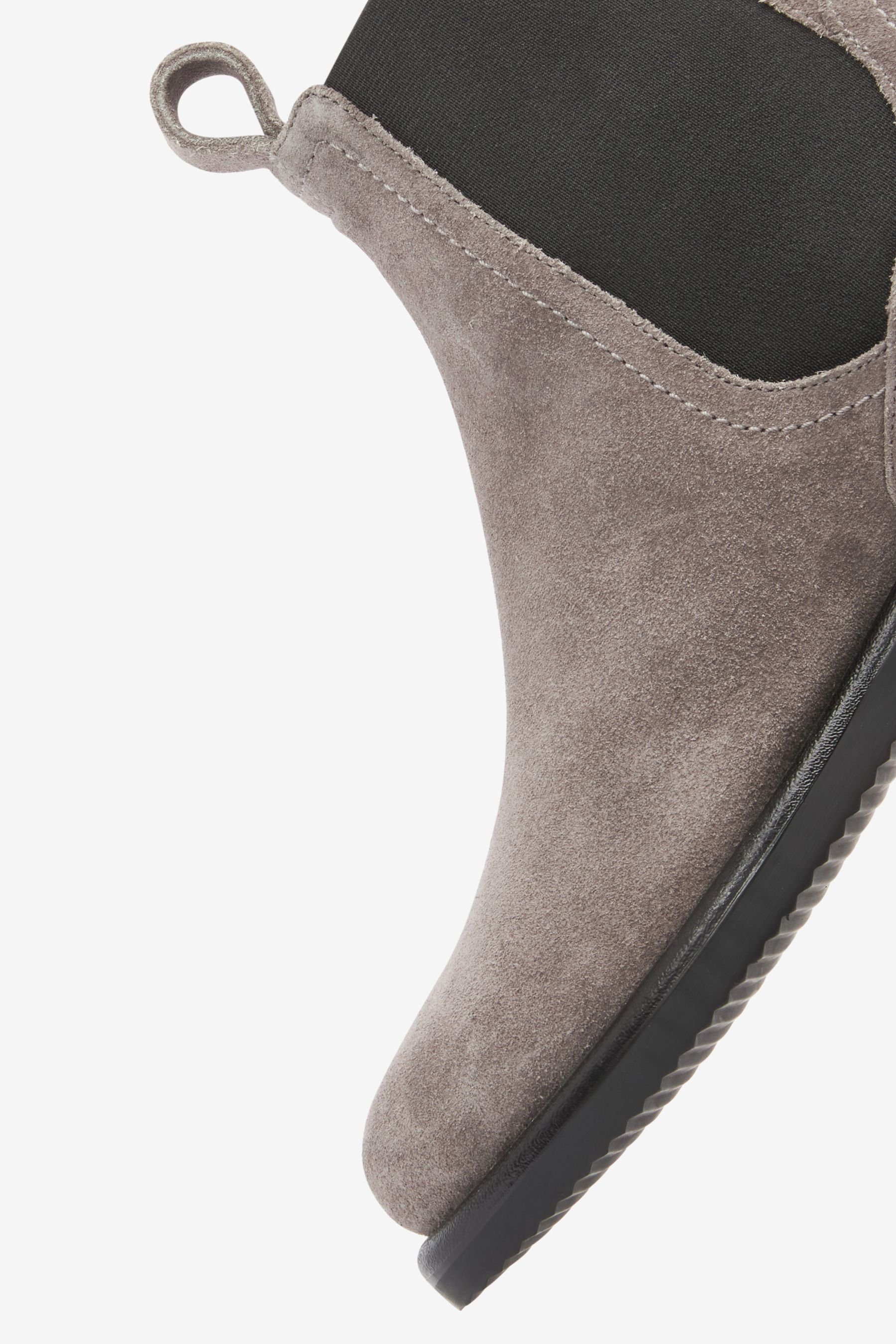 Next (1-tlg) Chelsea-Stiefel Comfort aus Chelseaboots Forever Grey Leder