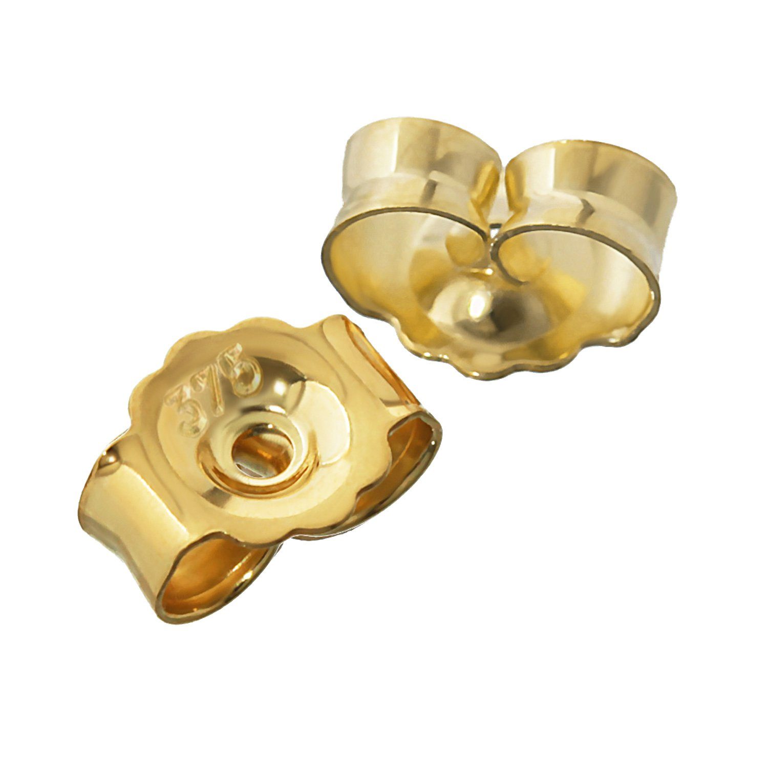 NKlaus Ohrstecker-Verschluss 1 Paar 375 Gelbgold Gegenstecker Ohrstecker Ohrsto (1 Paar)
