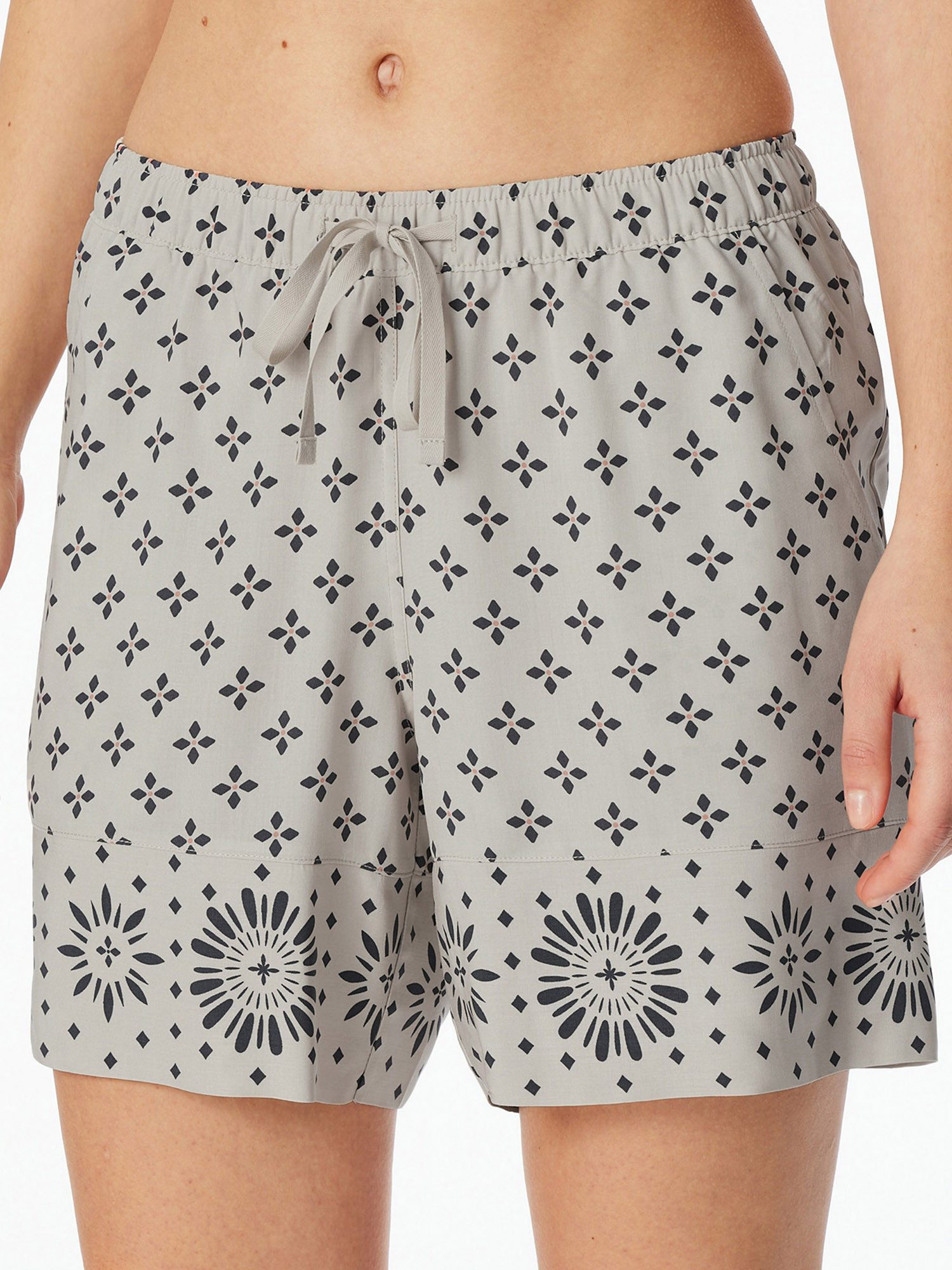 Schiesser Pyjamashorts Mix & Relax Web sleepwear schlafmode schlafanzug