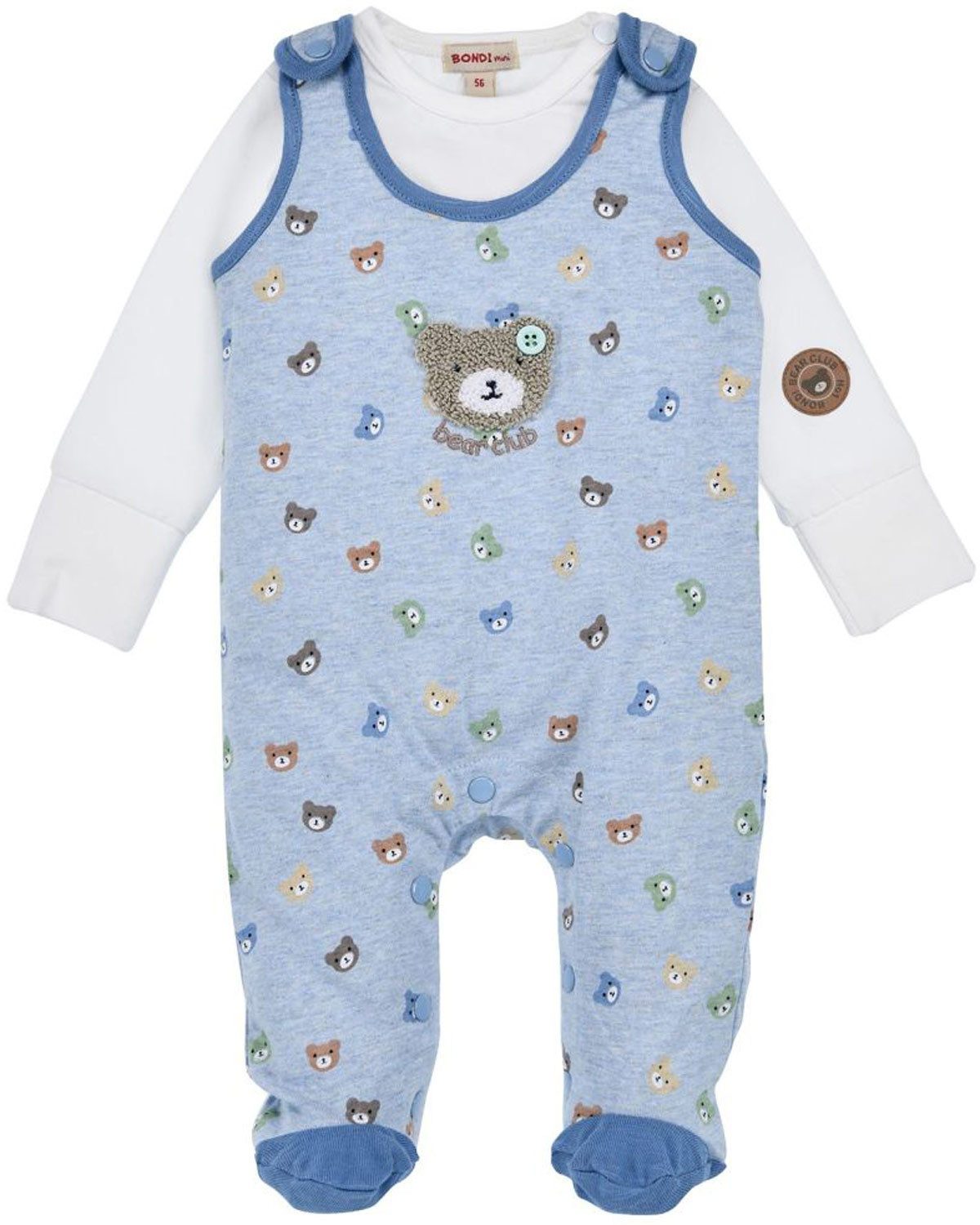 BONDI Strampler Baby Strampler Strampelanzug 'Bear Club' 94033