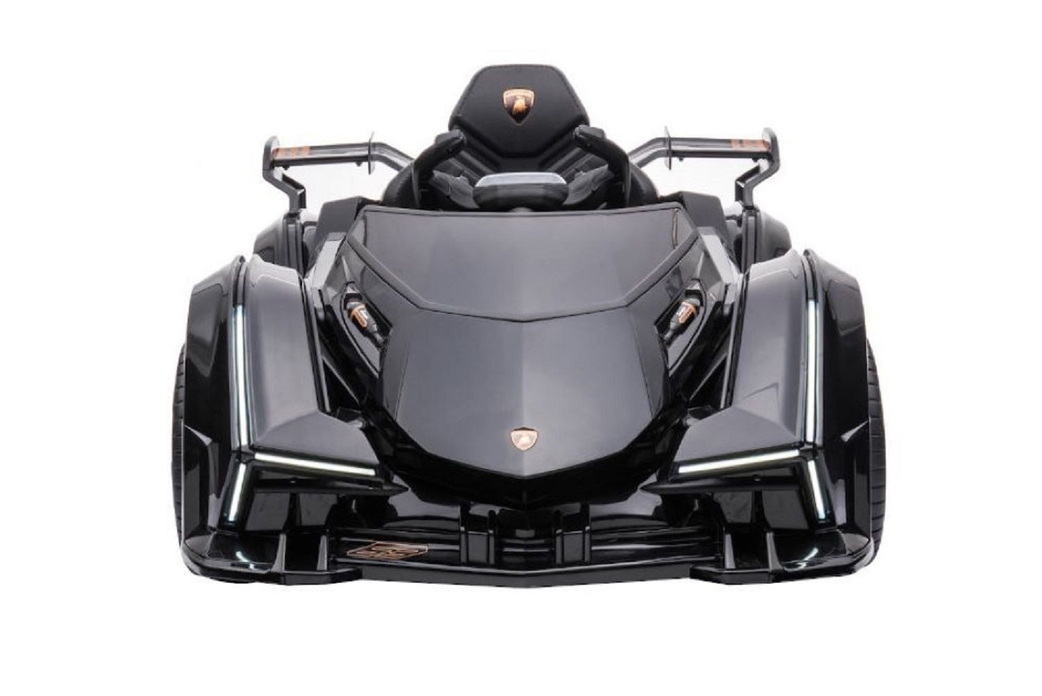 ES-Toys Elektro-Kinderauto Elektroauto Lamborghini V12, Belastbarkeit 40 kg, Vision Gran Turismo Fernbedienung MP3