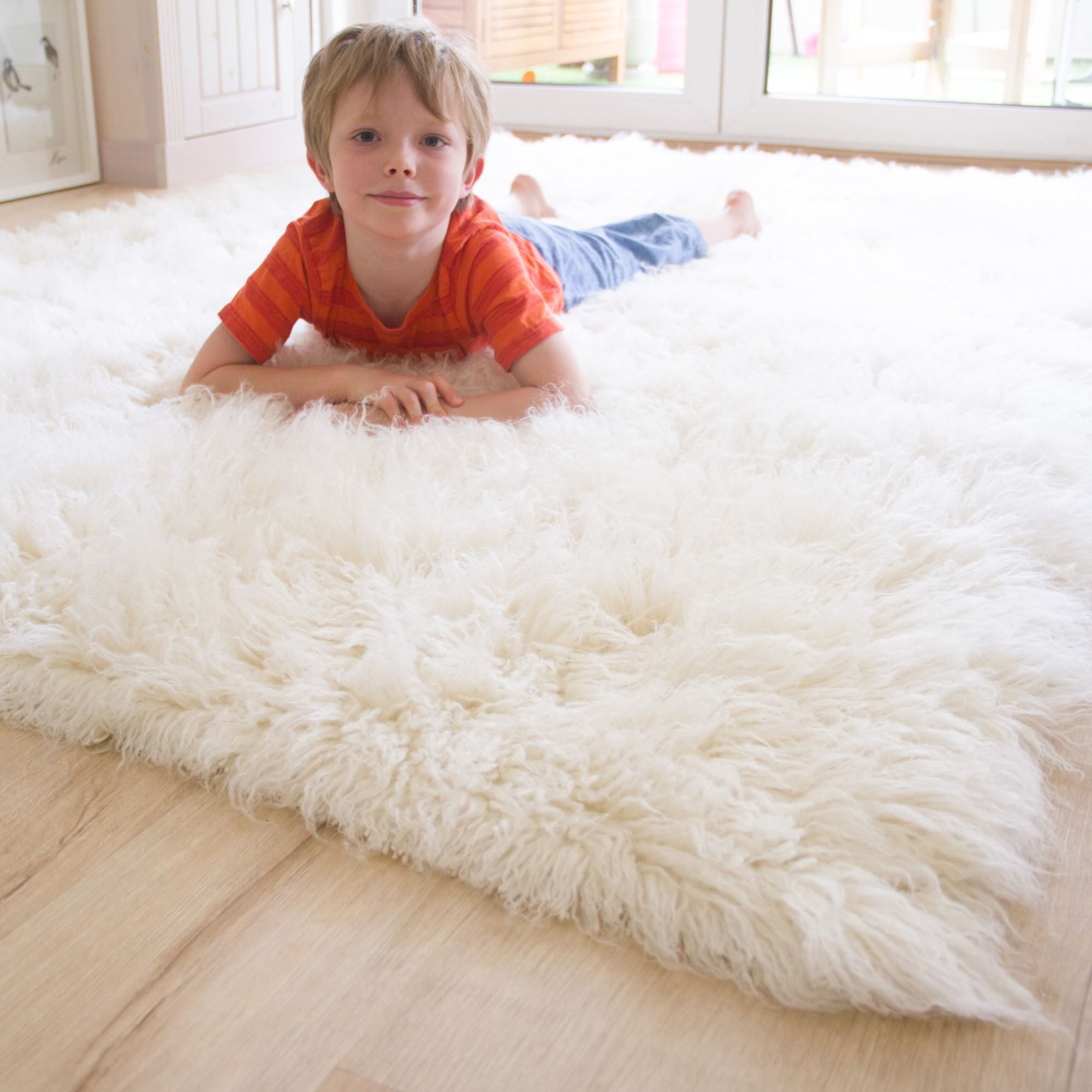 Steffensmeier Wollteppich Flokati 1500, Rechteckig, original griechischer F günstig online kaufen