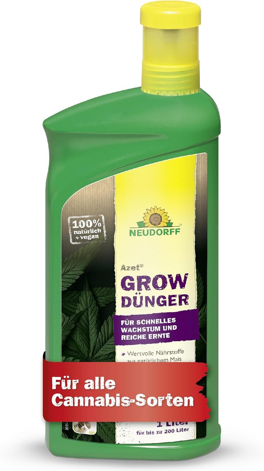 Neudorff Удобрение для растений Neudorff Azet GrowDünger 1 L, Spezialdünger Konzentrat für Cannabis