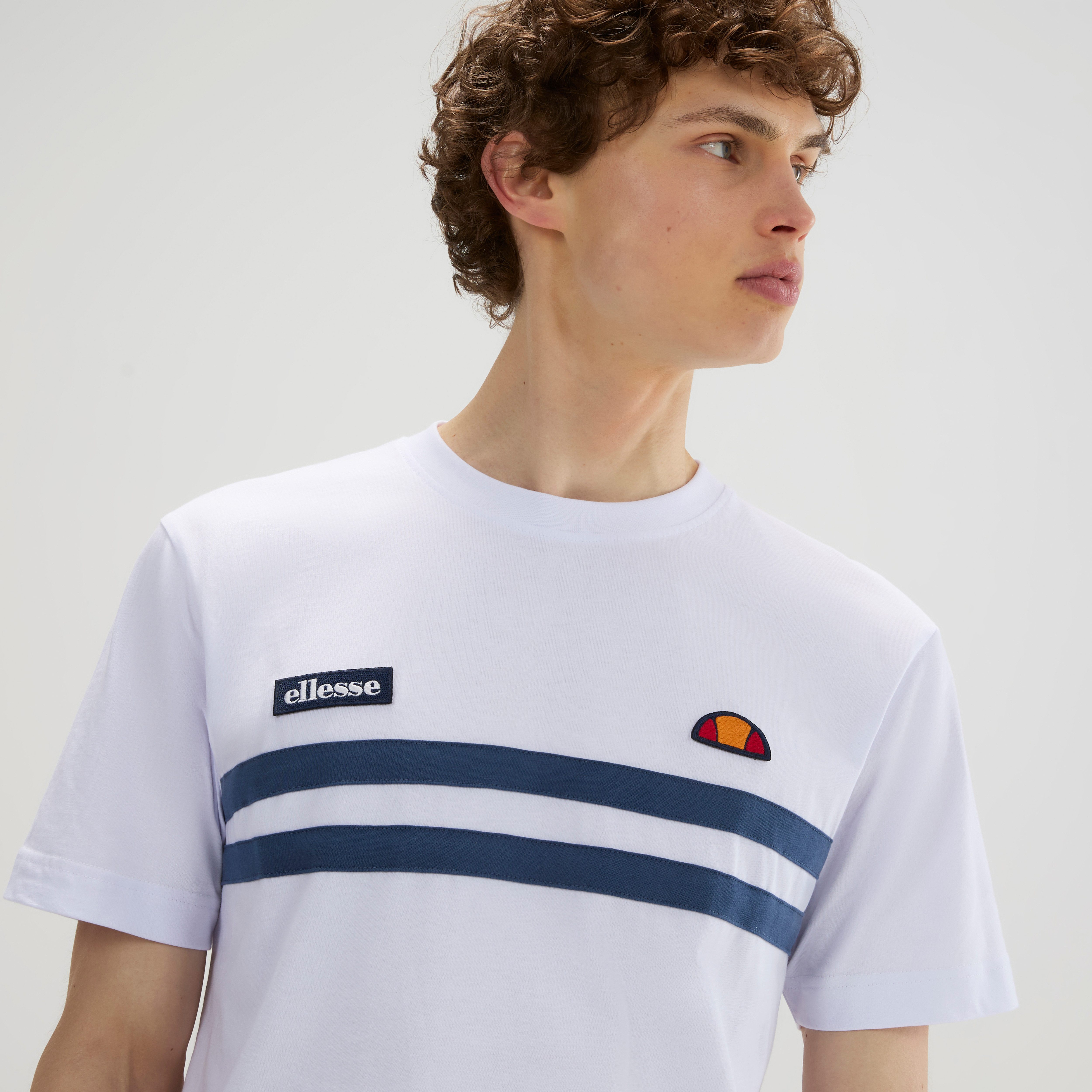 Ellesse T-Shirt VENIRE TEE Kurzarm, mit Rundhalsausschnitt, aus Baumwolle, normale Länge