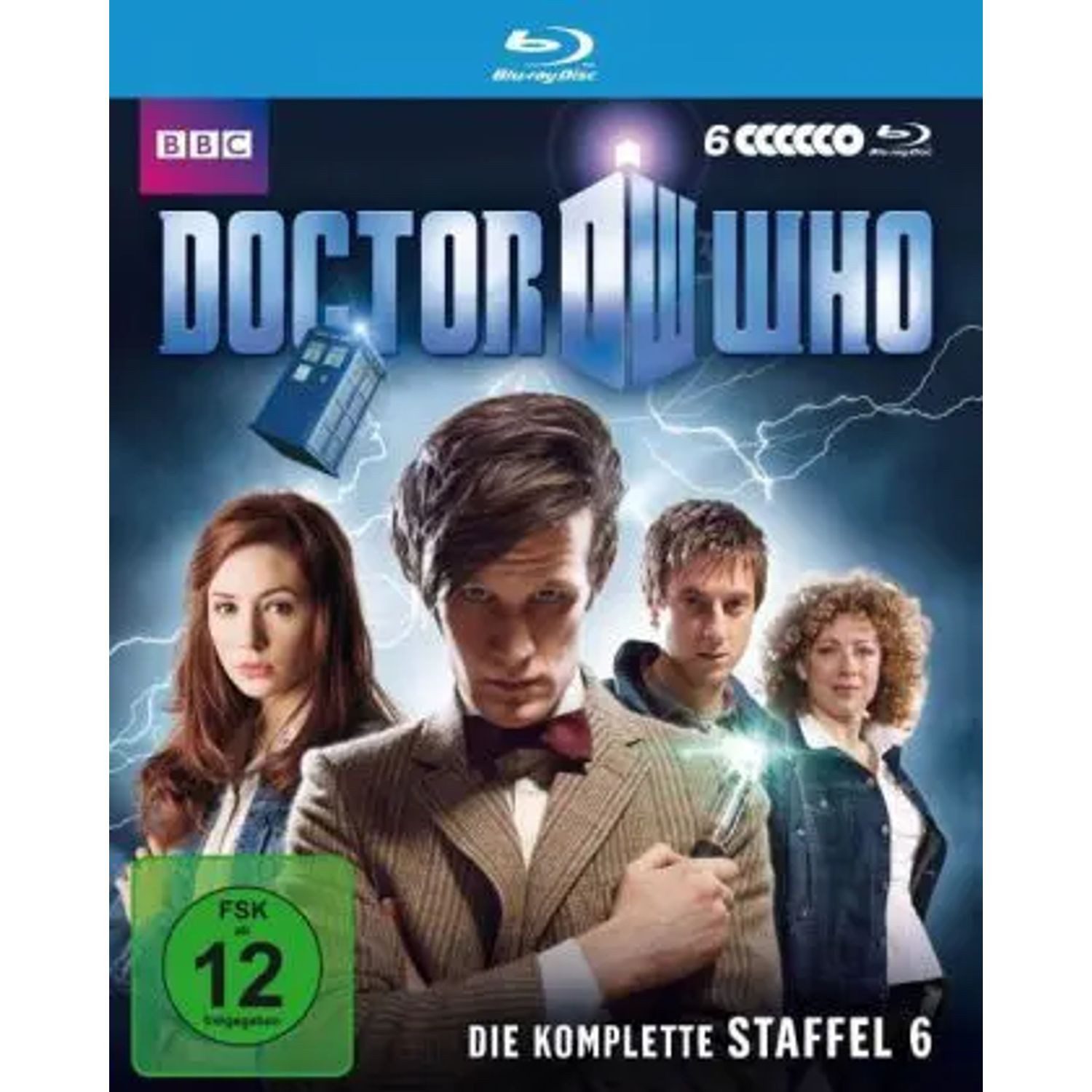 Doctor Who - Komplettbox. Staffel.6, 6 Blu-rays