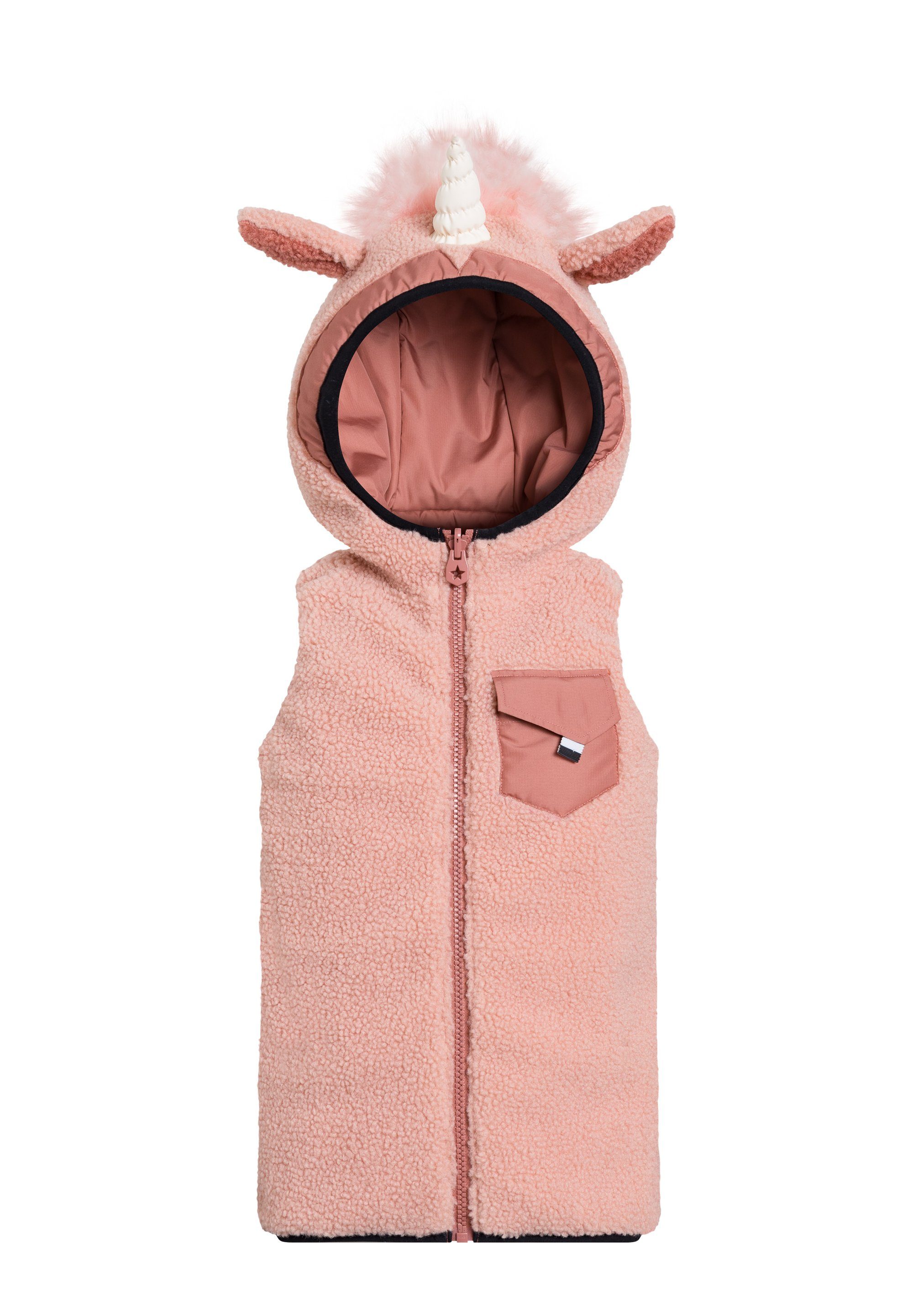 WeeDo Material recyceltem Funktionsweste wasserdichter UNIDO Teddy-Fleece Ripstop aus und