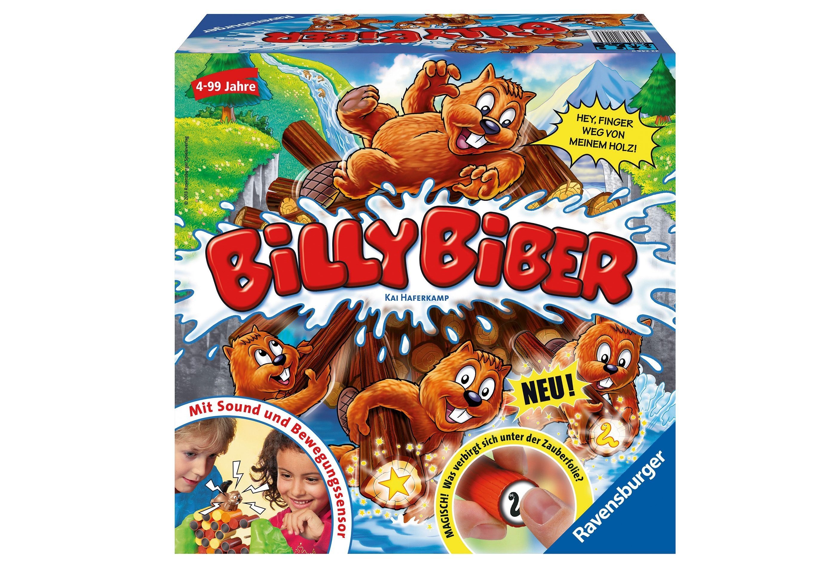 Ravensburger Spiel, Billy Biber, Made in Germany, FSC® - schützt Wald - weltweit