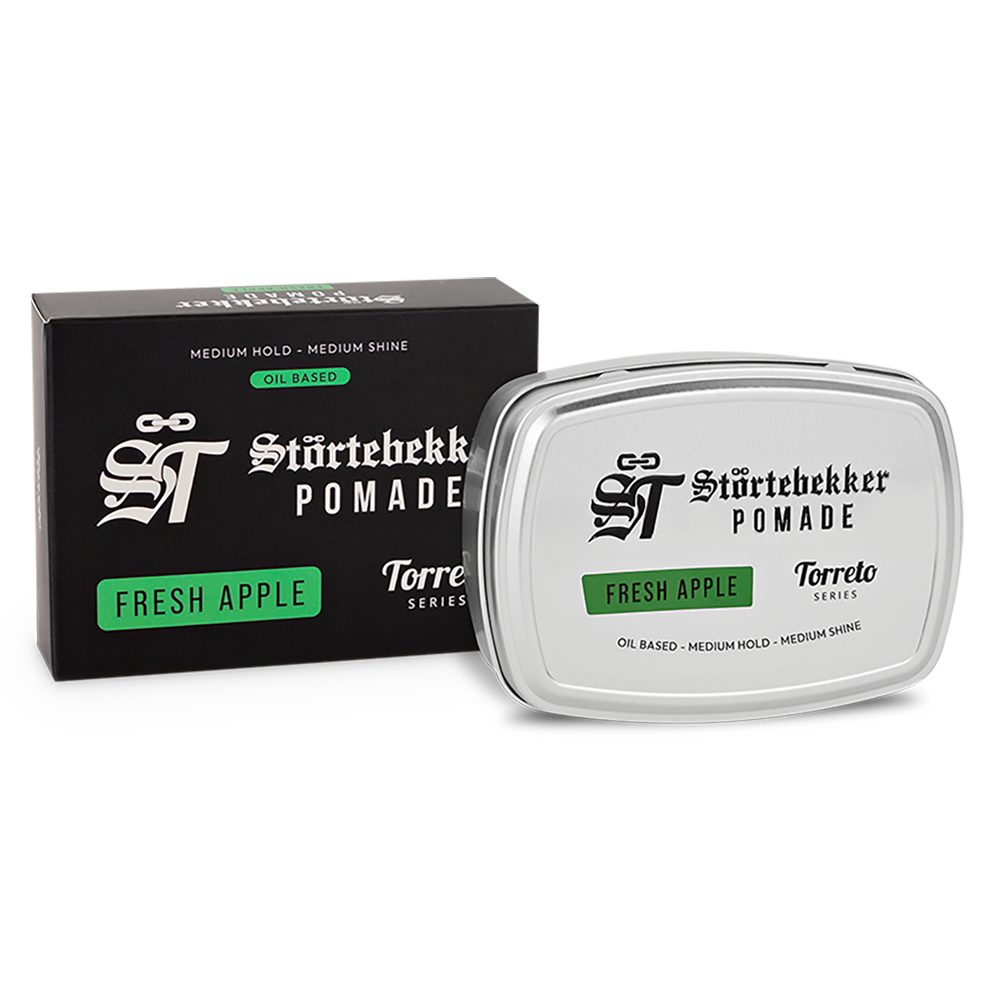 Störtebekker Haarpomade Torreto Series - Ölbasiert, Mittlerer Halt, Mittlerer Glanz - Edles Finish und herrliche Düfte