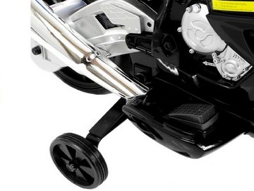TPFLiving Elektro-Kindermotorrad BMW S 1000 - schwarz - Farbe: schwarz, Belastbarkeit 40 kg, Kindermotorrad ab 3 Jahren Elektromotorrad - Sitzhöhe: cm