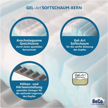 Nackenstützkissen Vario Med, Beco, Füllung: Gelschaum, Bezug: Doppeltuch, Kern aus Gelschaum & Gesundheitsprodukt nach ZPmed®