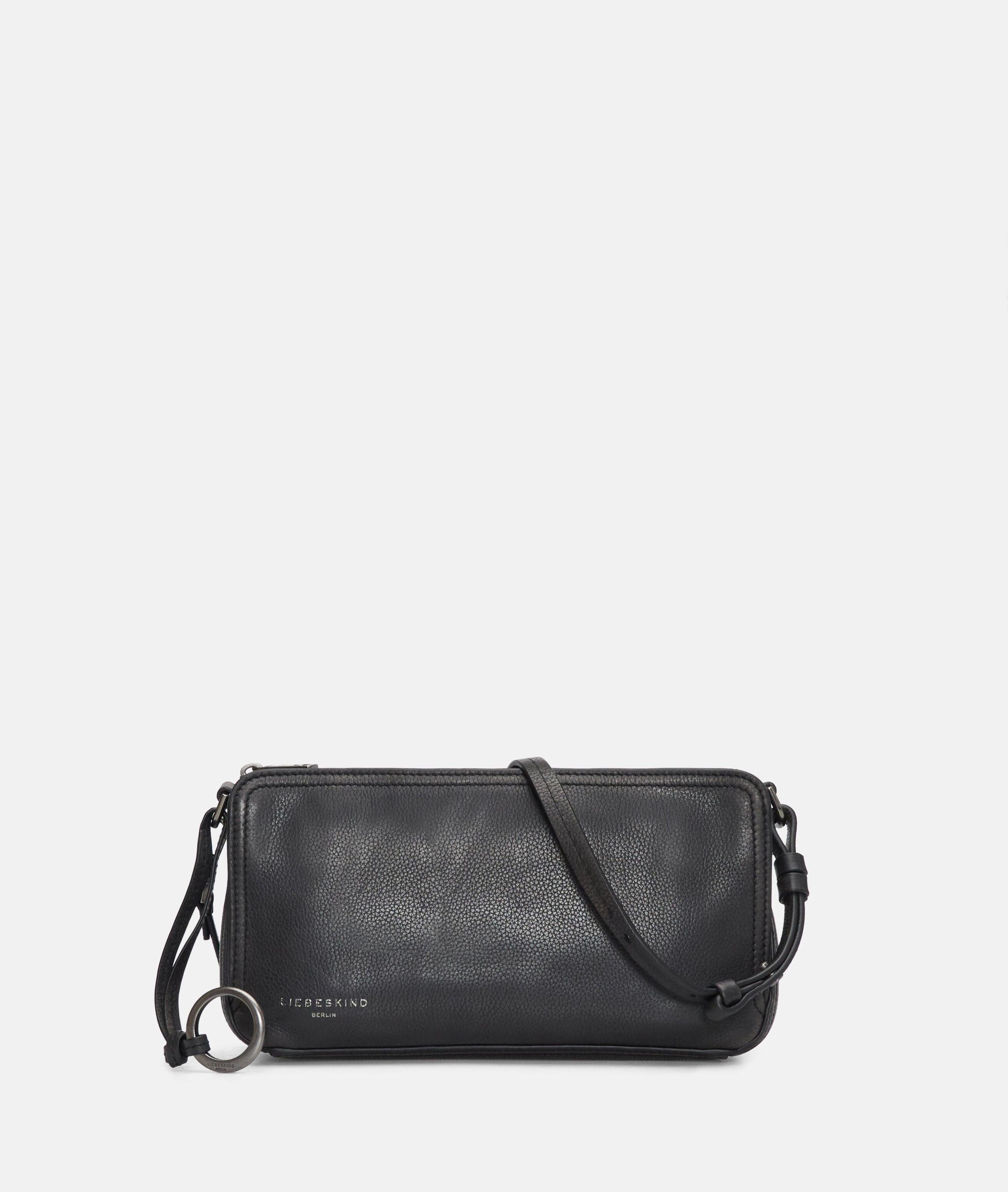 Liebeskind Berlin Umhängetasche Clarice II Crossbody M, Geräumige Umhängetasche aus Rindsleder mit Vintage-Effekt