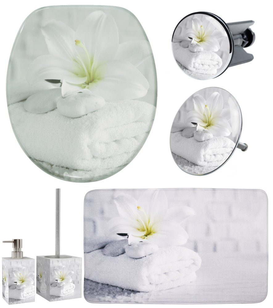 Sanilo Badaccessoire-Set Good Feeling, WC-Sitz mit Absenkautomatik, Badtepp günstig online kaufen