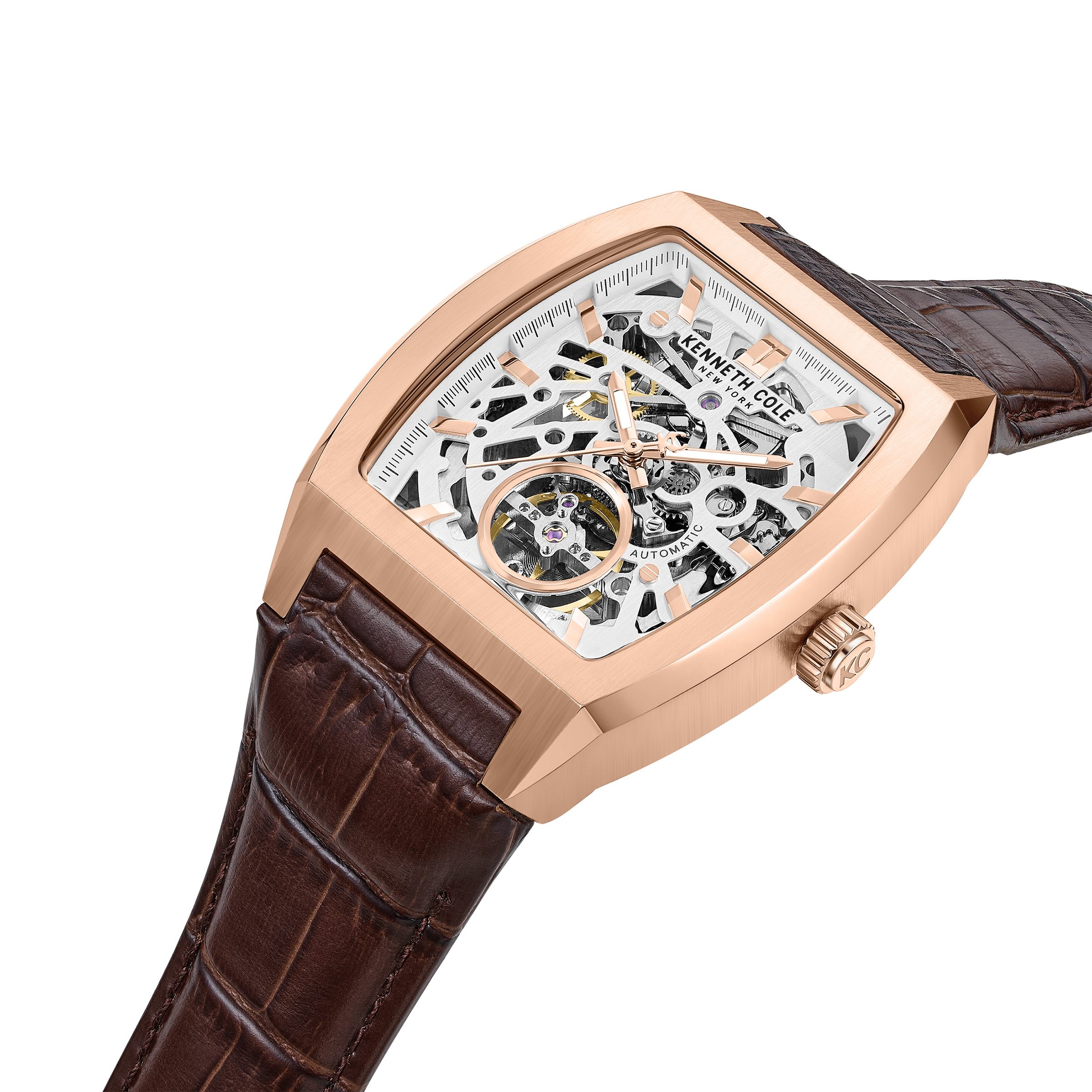 Kenneth Cole Automatikuhr Automatikuhr Herrenuhr 52,5 mm Automatik Herren