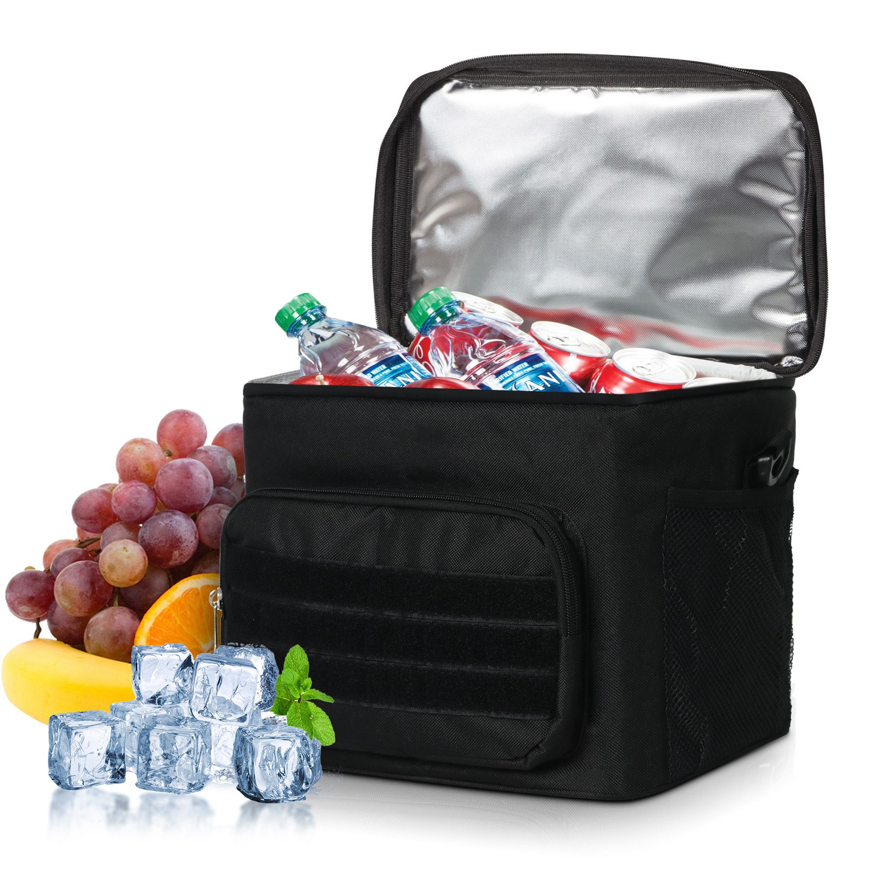 CALIYO Kühltasche Thermotasche Picknicktasche Groß Isoliert Faltbar Gefriertasche, Warmhaltetasche Lunchtasche Tiefkühltasche Cooler Bag Einkaufstasche
