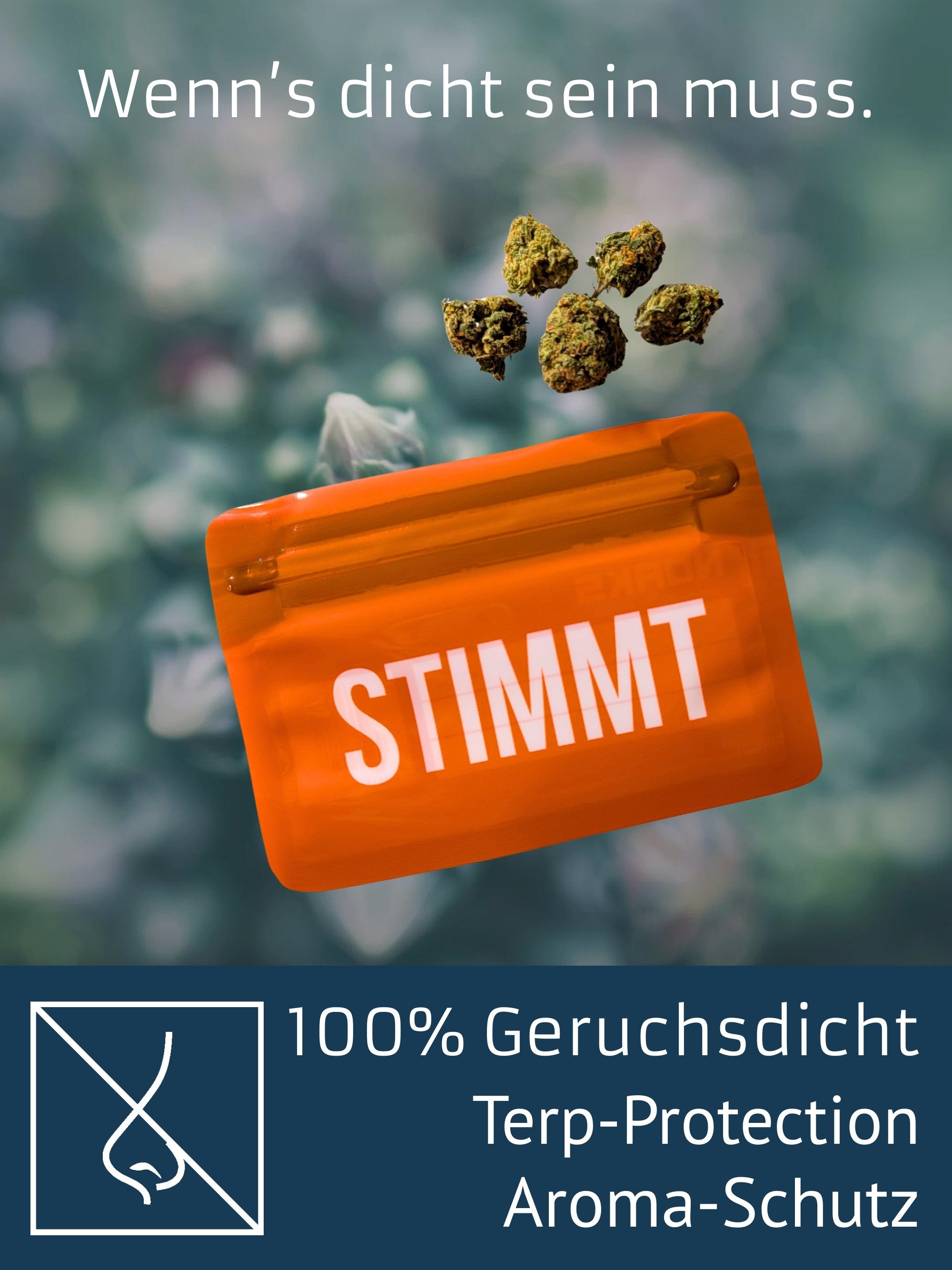 Noaks Drybag Noaks Bag, geruchsdichte & wasserdichte (IPX8) Zip Beutel, (Smart Set, 5-tlg), Rucksack Organizer mit Beschriftungsfeld