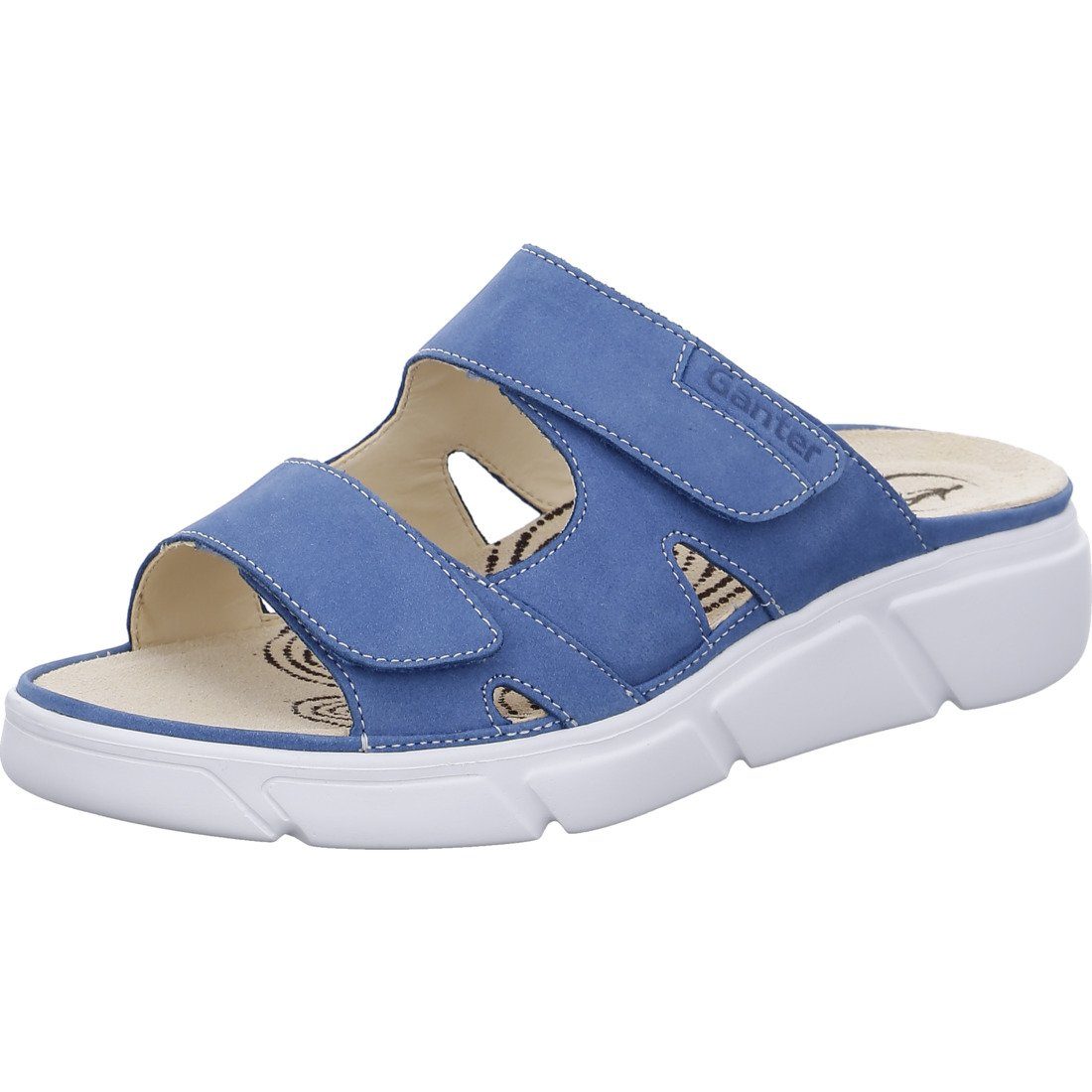 Ganter Ganter Schuhe, Pantolette Halina - Leder Damen Pantolette blau 048819