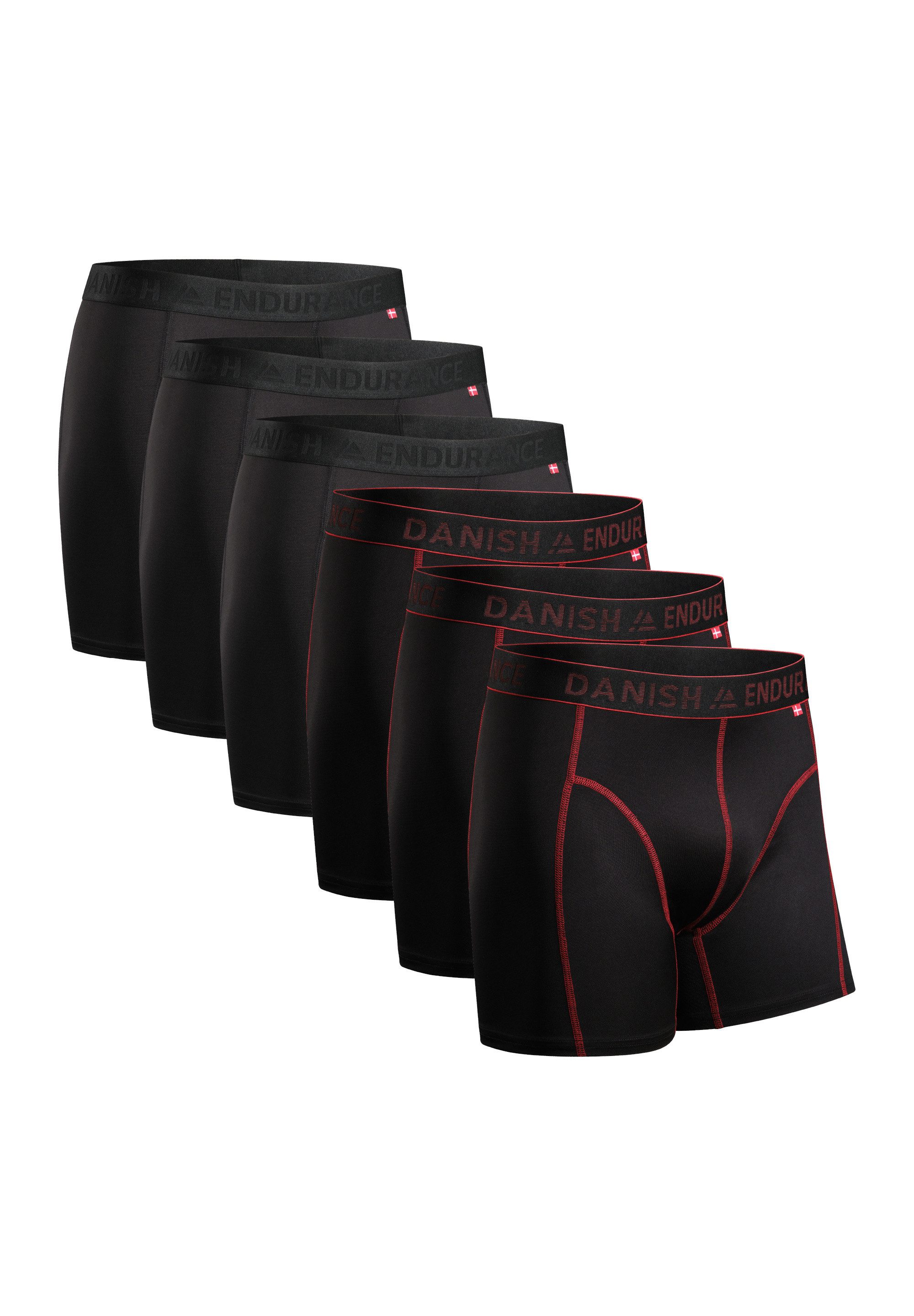 DANISH ENDURANCE Boxershorts Sports Trunks (6-St) günstig online kaufen