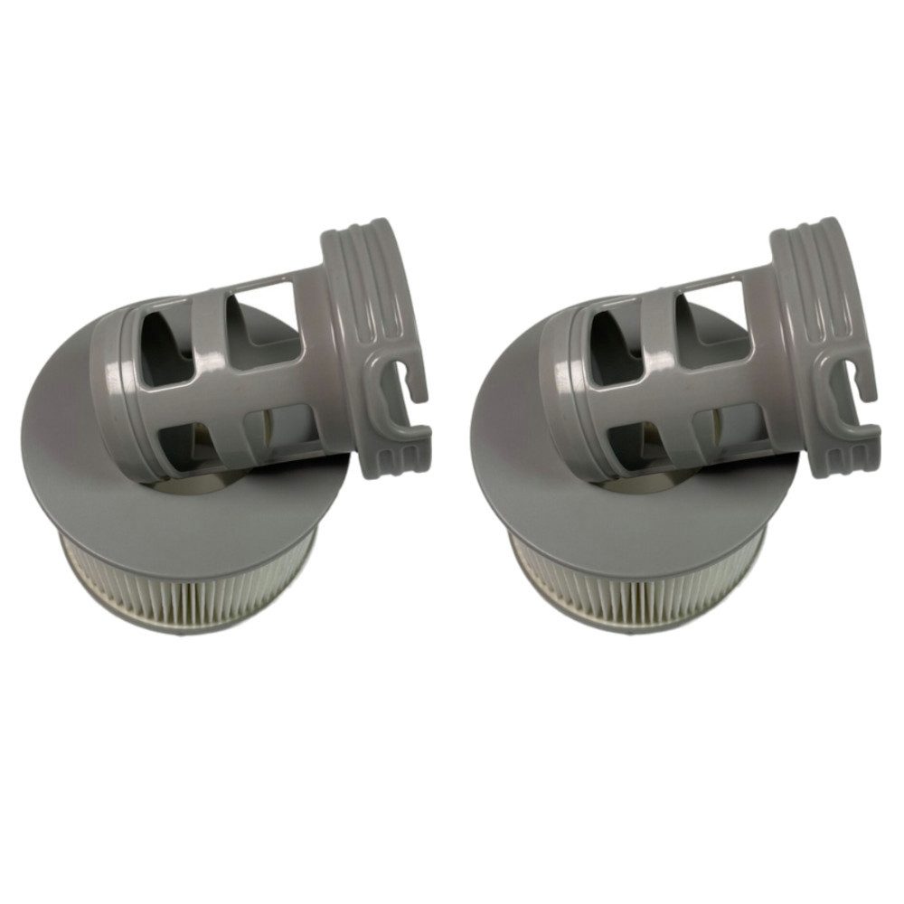 Trade-Shop Ersatzfilter 2x passend für MSpa Luxury Exotic b-151, Jet j-211, Jet j-213, Zubehör für MSpa Whirlpools ab Baujahr 2020. Dank des mitgelieferten Adapters auch passend für Modelle bis 2019., Whirlpool-Filter / Kartuschenfilter inkl. Adapter und Dichtungsring
