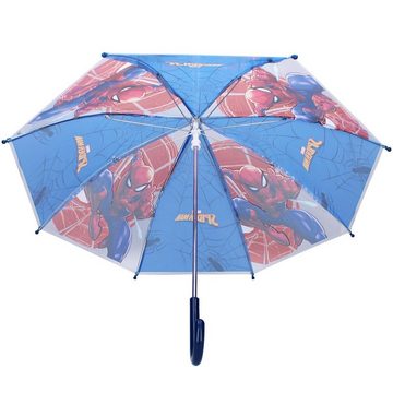 Vadobag Stockregenschirm Kinderschirm Regenschirm Spiderman Sunny Days Ahead