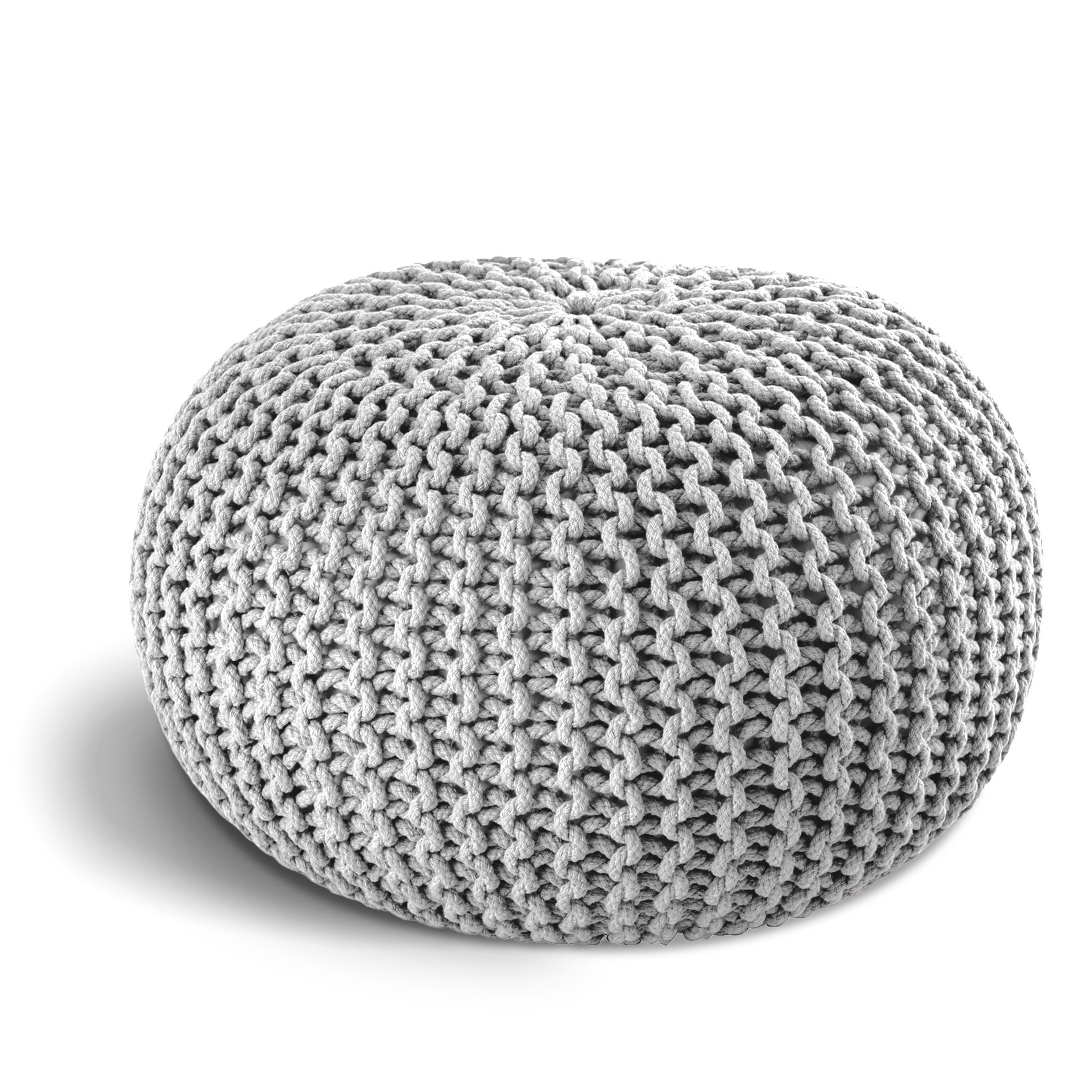 ELYFLAIR Pouf ELYFLAIR® Handgestrickter Pouf aus günstig online kaufen