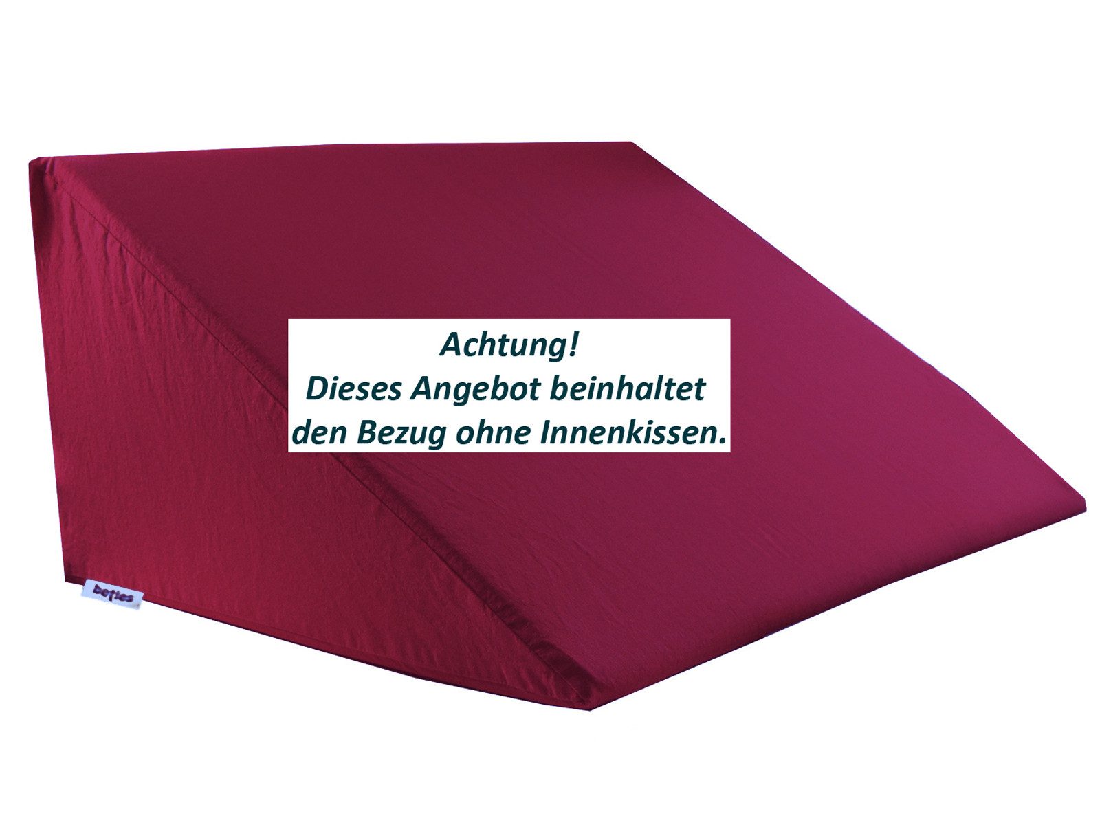beties Kissenbezug Basic, (1 Stück), Keilkissenbezug günstig online kaufen