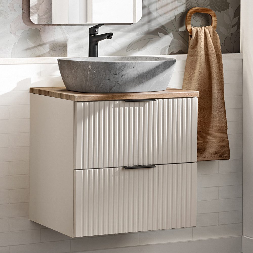 Lomadox Waschtisch ADELAIDE-56-CASHMERE, 60cm breit mit günstig online kaufen