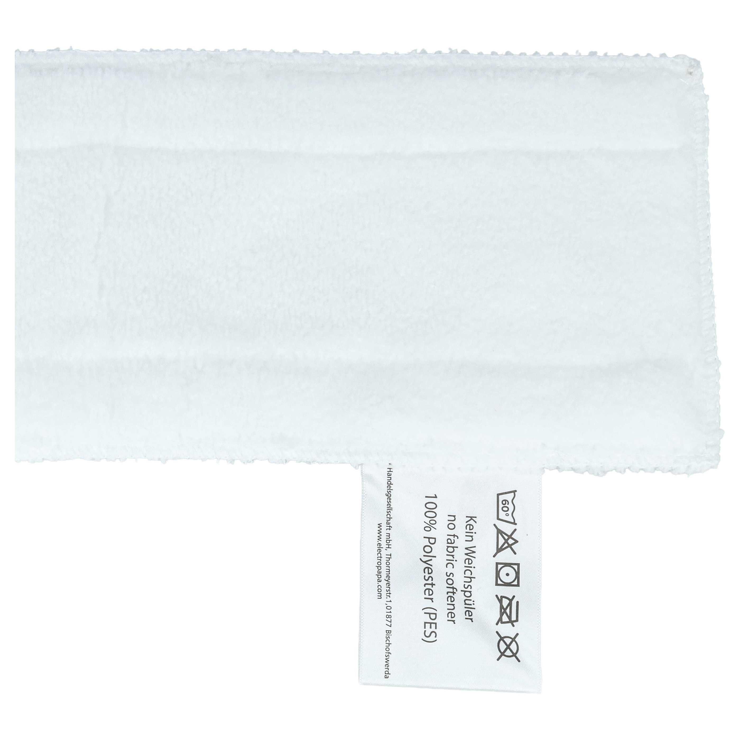 vhbw passend für Kärcher SC 2 Upright Easyfix, SC 2 EasyFix Premium Dampfre Wischbezug (Mikrofaser, Ersatzbezug zur Befestigung an Ihrem Dampfreiniger) – Bild 5 von 5