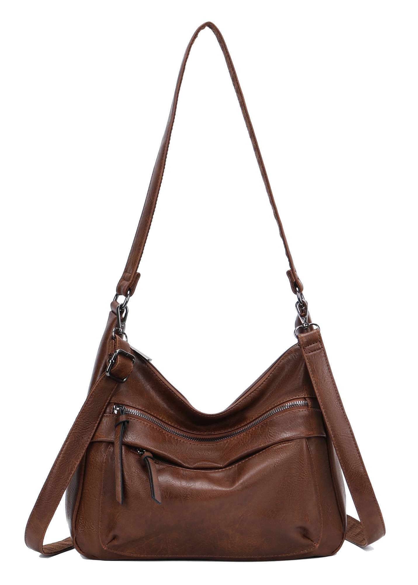 Schultertasche Damen Tasche Crossbody Handtasche Shopper CrossOver Umhängetasche
