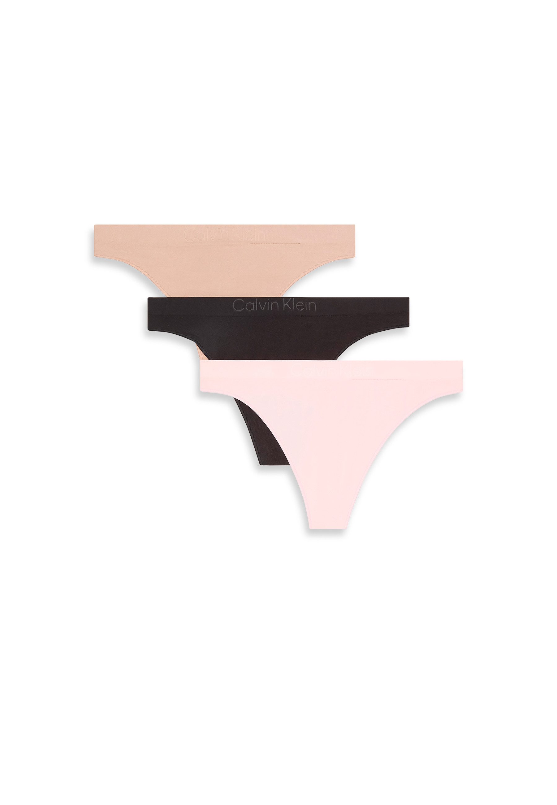 Calvin Klein Underwear Tanga THONG 3 PK (Packung, 3-St) Mit geradem Abschluss