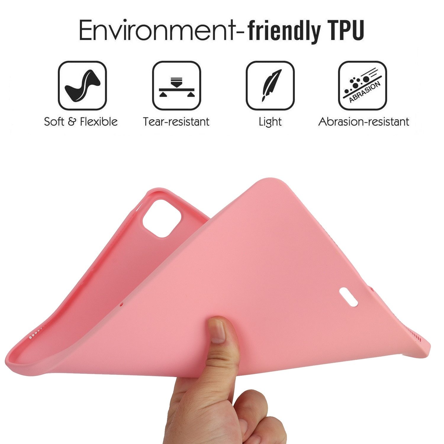 Wigento Tablet-Hülle Für Xiaomi Redmi Pad 2 / SE 11" TPU Silikon Hülle ultra dünn Case Rosa