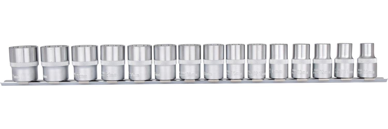 Thumbnail - KS Tools Stecknuss 1/2" 12-kant-Stecknuss-Satz, 15-tlg, 10-24mm