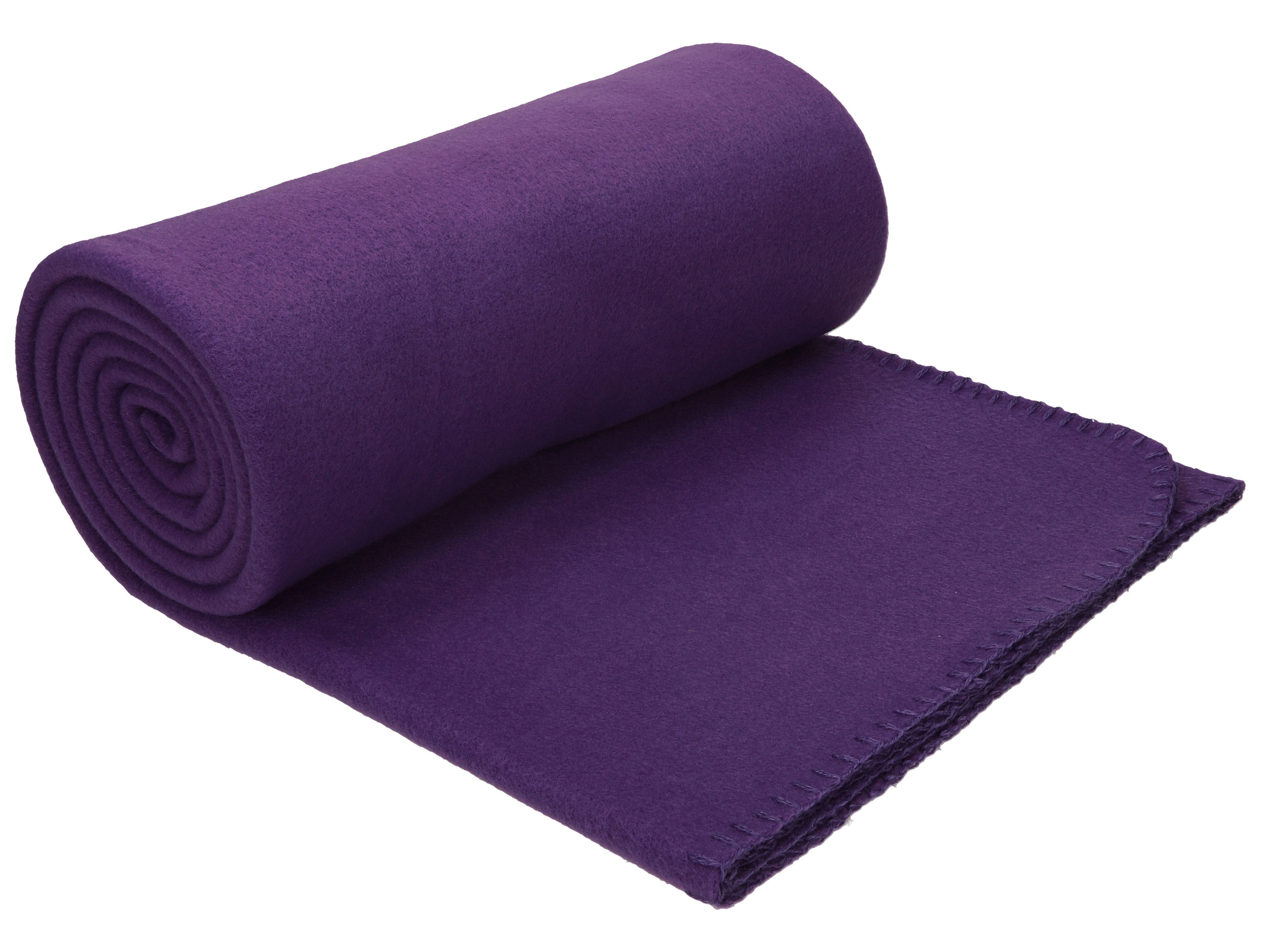 Wohndecke Betz Fleecedecke 130x170 cm 180g/m² – Weiche Wohndecke & Kuscheldecke, Betz, Leicht, wärmend & pflegeleicht