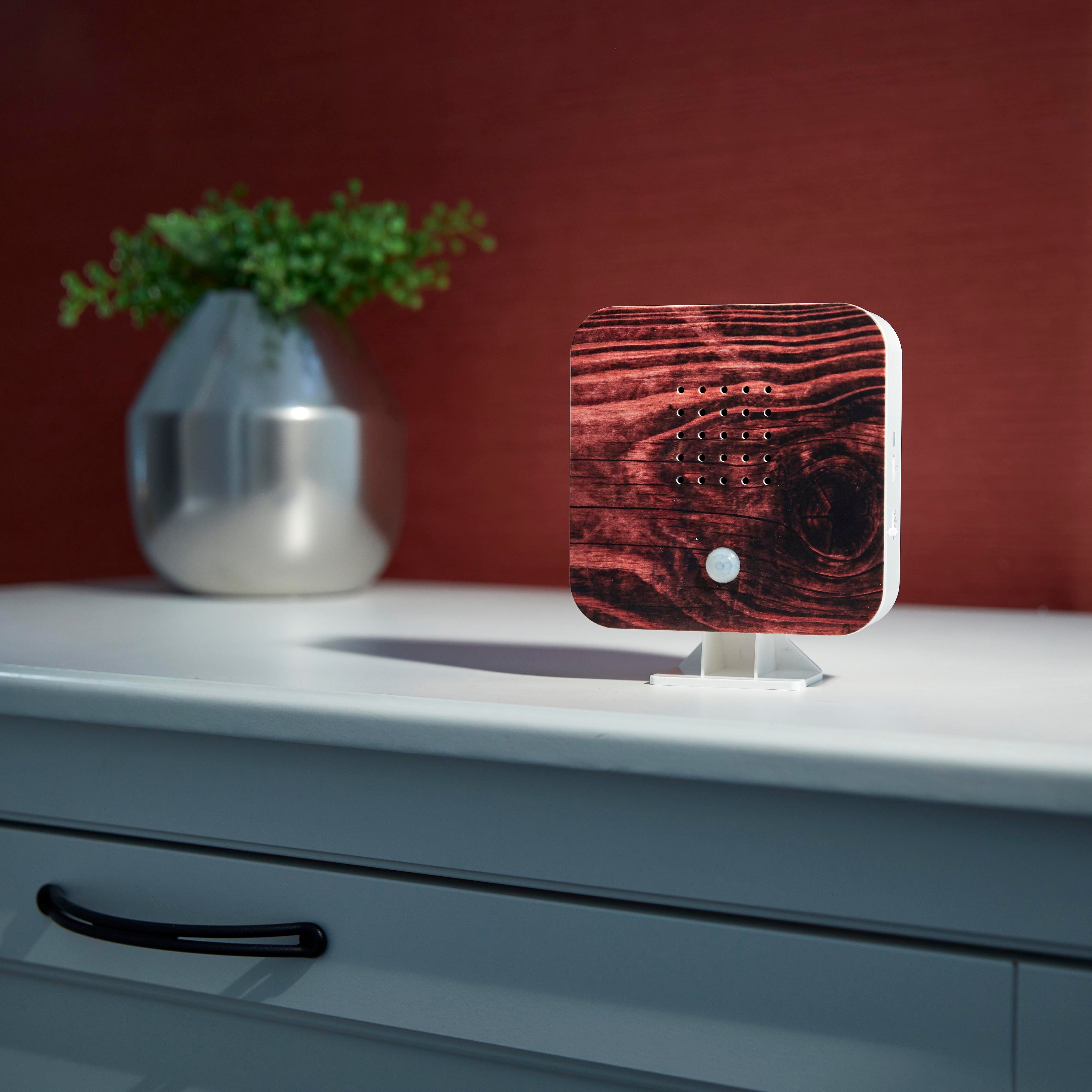 Northpoint LED Dekolicht Naturgeräuschebox Vogelzwitscher Bewegungsmelder Licht Aufladbar