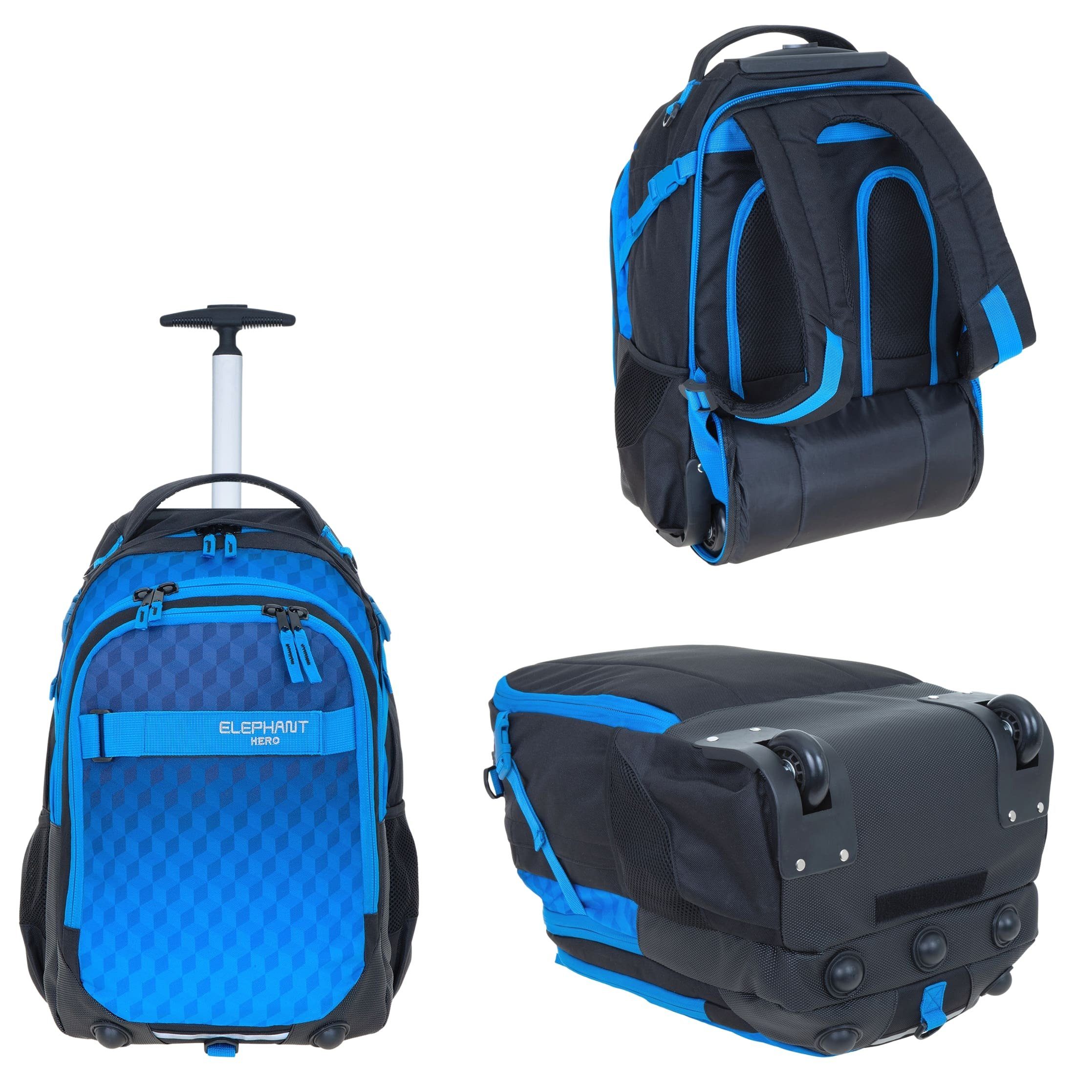 ELEPHANT Schulrucksack Trolley Hero Signature Schultrolley, Rucksacktrolley Daypack Trolly