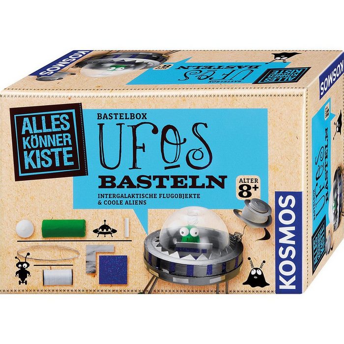 Kosmos Kinder-Nähmaschine Alleskönnerkiste - Bastelbox UFOs basteln QI9306