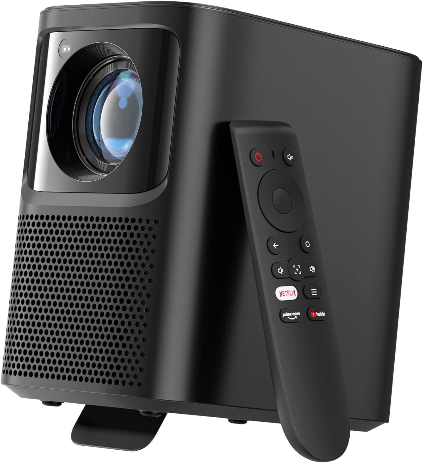 Emotn N1 Netflix Offiziell Lizenziertes Full HD Portabler Projektor (500 lm, 1920 x 1080 px, mit Autofokus, automatische Trapezkorrektur 5G Wi-Fi und Bluetooth 5.0)