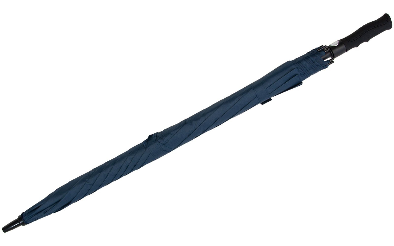 Falcone® Glasfibergestell, navy Impliva XXL Design Auf-Automatik innovatives Golfschirm mit mit Langregenschirm