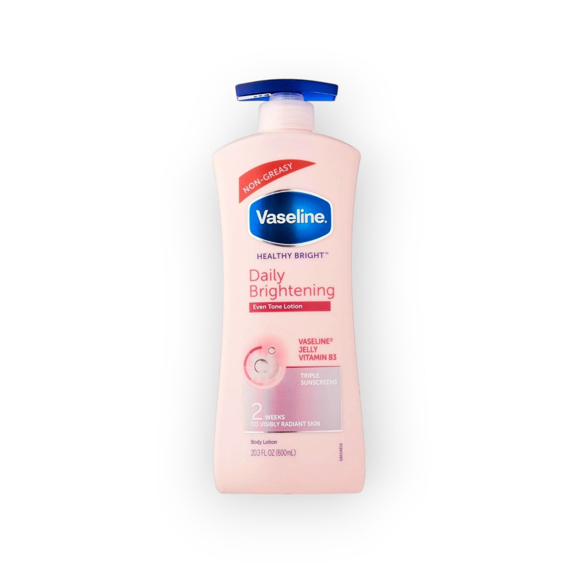 Bodylotion Vaseline Body Lotion 600ml. Daily Brightening