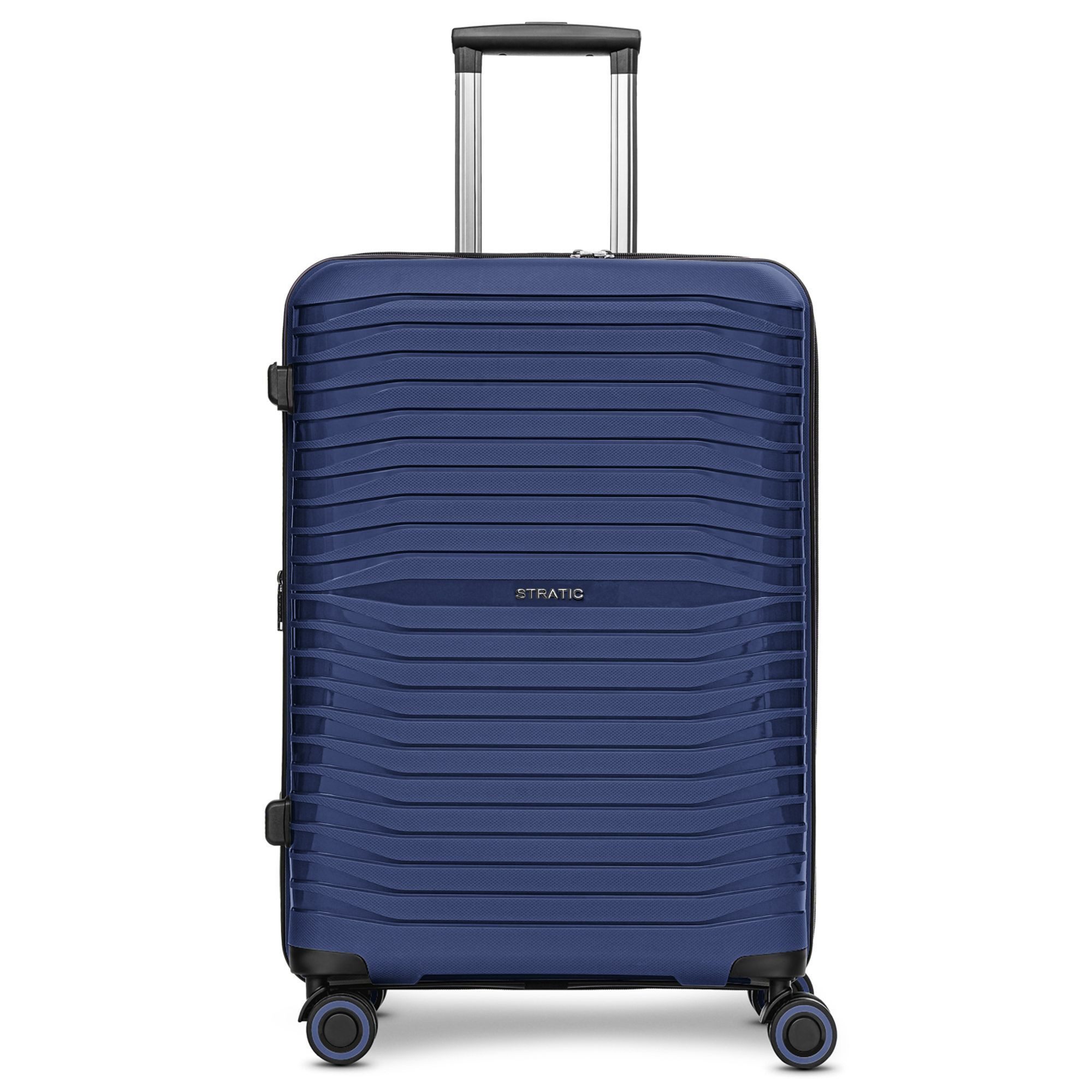Stratic Hartschalen-Trolley Shine, 4 Rollen, Polypropylen