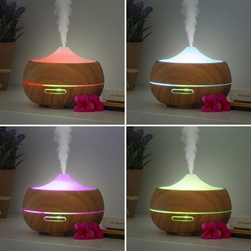 DOTMALL Luftbefeuchter Aroma Diffuser Luftbefeuchter für ätherische Öle mit wechselndem Licht