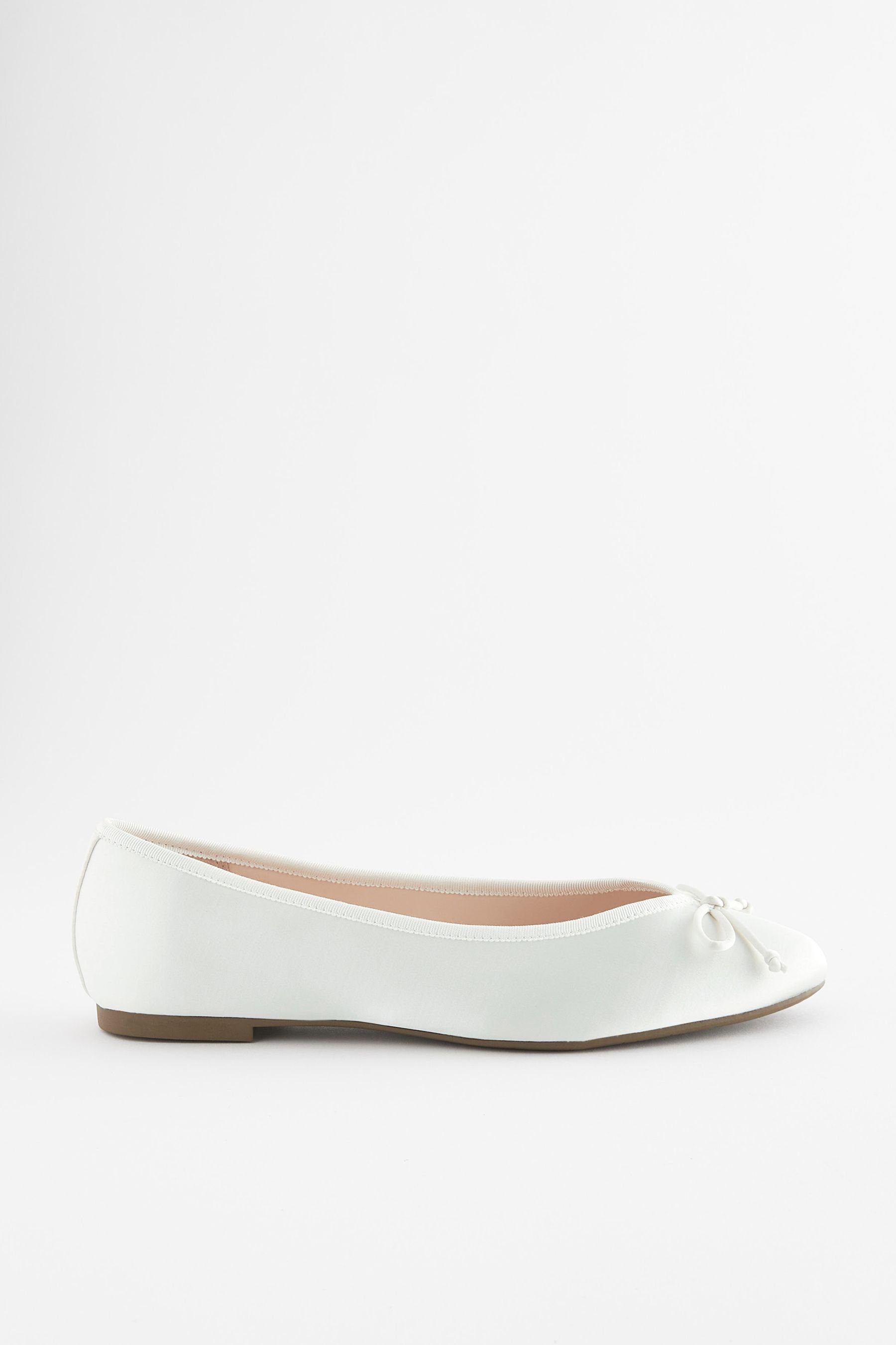 Next Hochzeitsschuhe Braut-Ballerinas aus Satin Ballerina günstig online kaufen