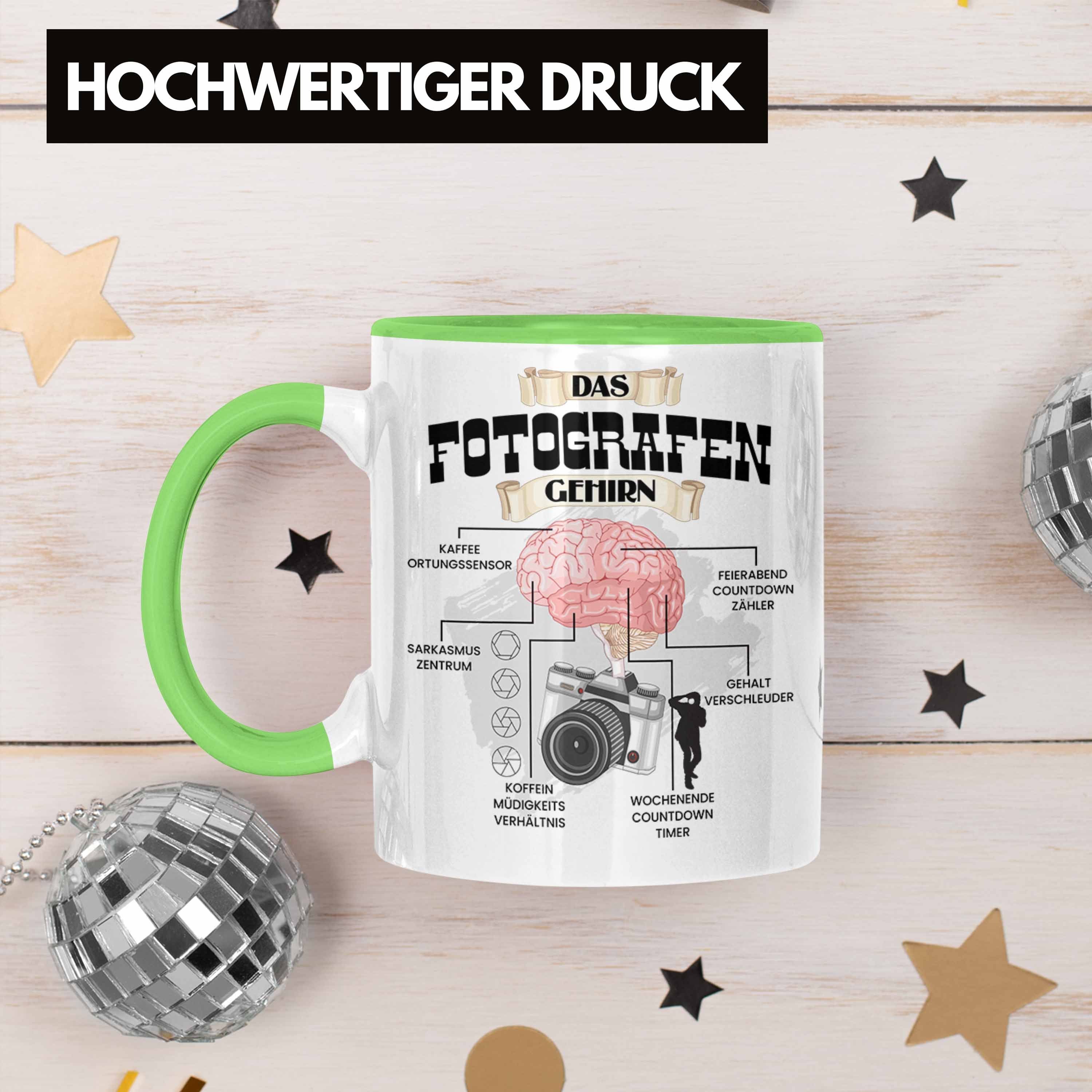 Tasse Trendation Spruch Fotografen Trendation Tasse Grün Geschenk - Lustiges Fotografin für