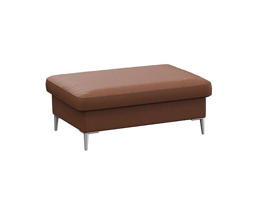 FLEXLUX Pouf Fiore, Kaltschaum, Füße Alu