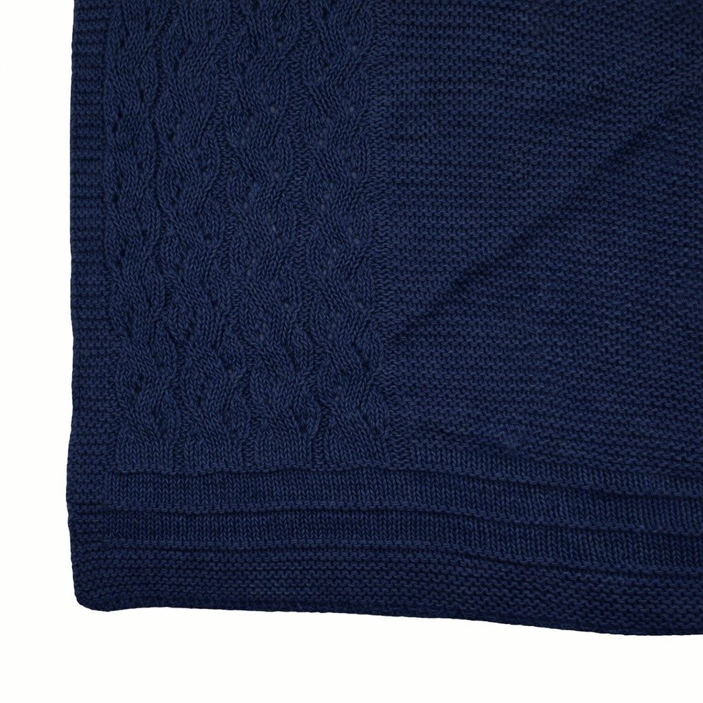 Der Trachtler Dreieckstuch Trachtentuch Trachtenstola Überwurf Schultertuch Cape "Leni", mit wunderschönem Zopf- und Lochmuster -Made in Italy-