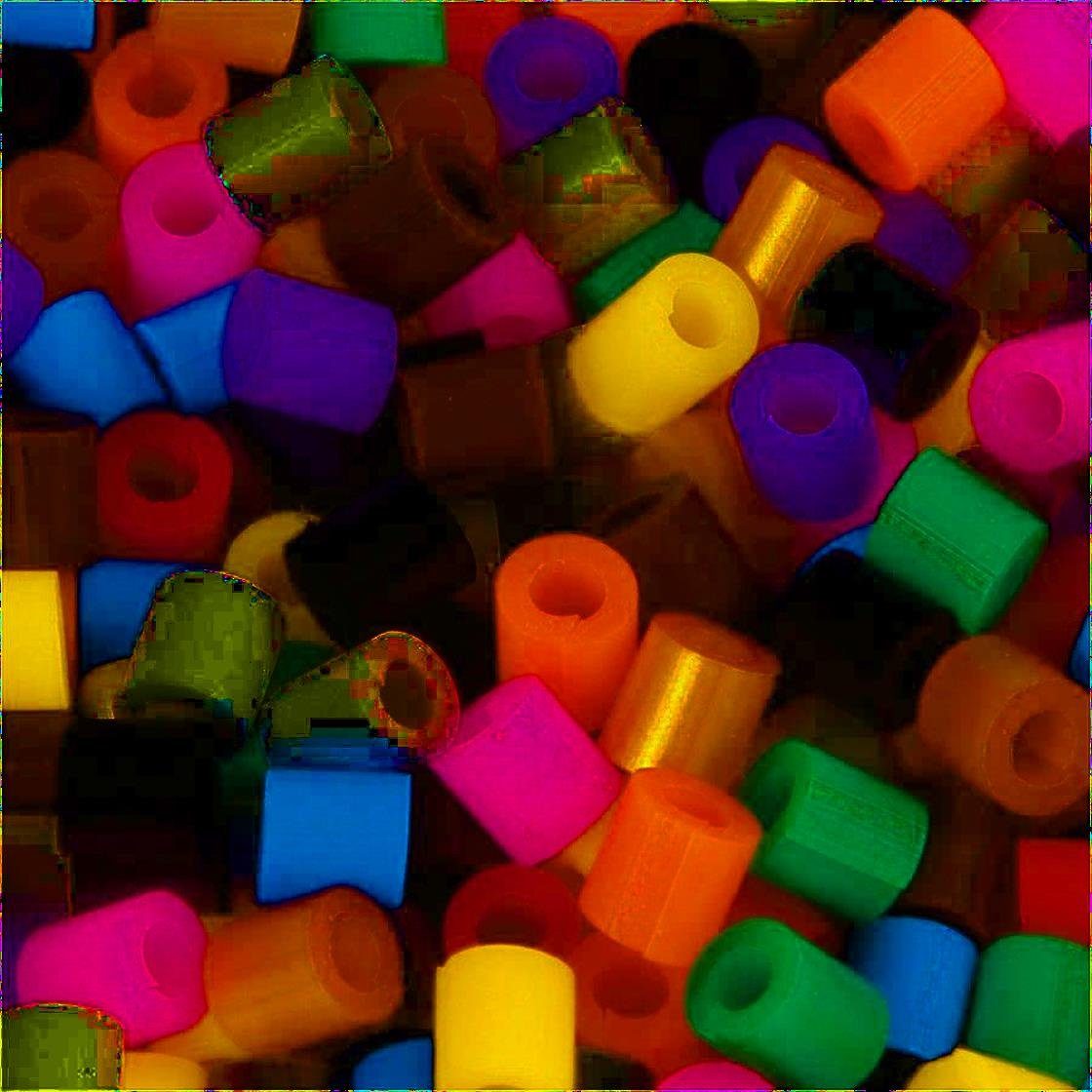 NABBI Bügelperlen Nabbi® Bügelperlen Ø 5mm, 6.000 Stk., Standard Mix / Gold / Silber