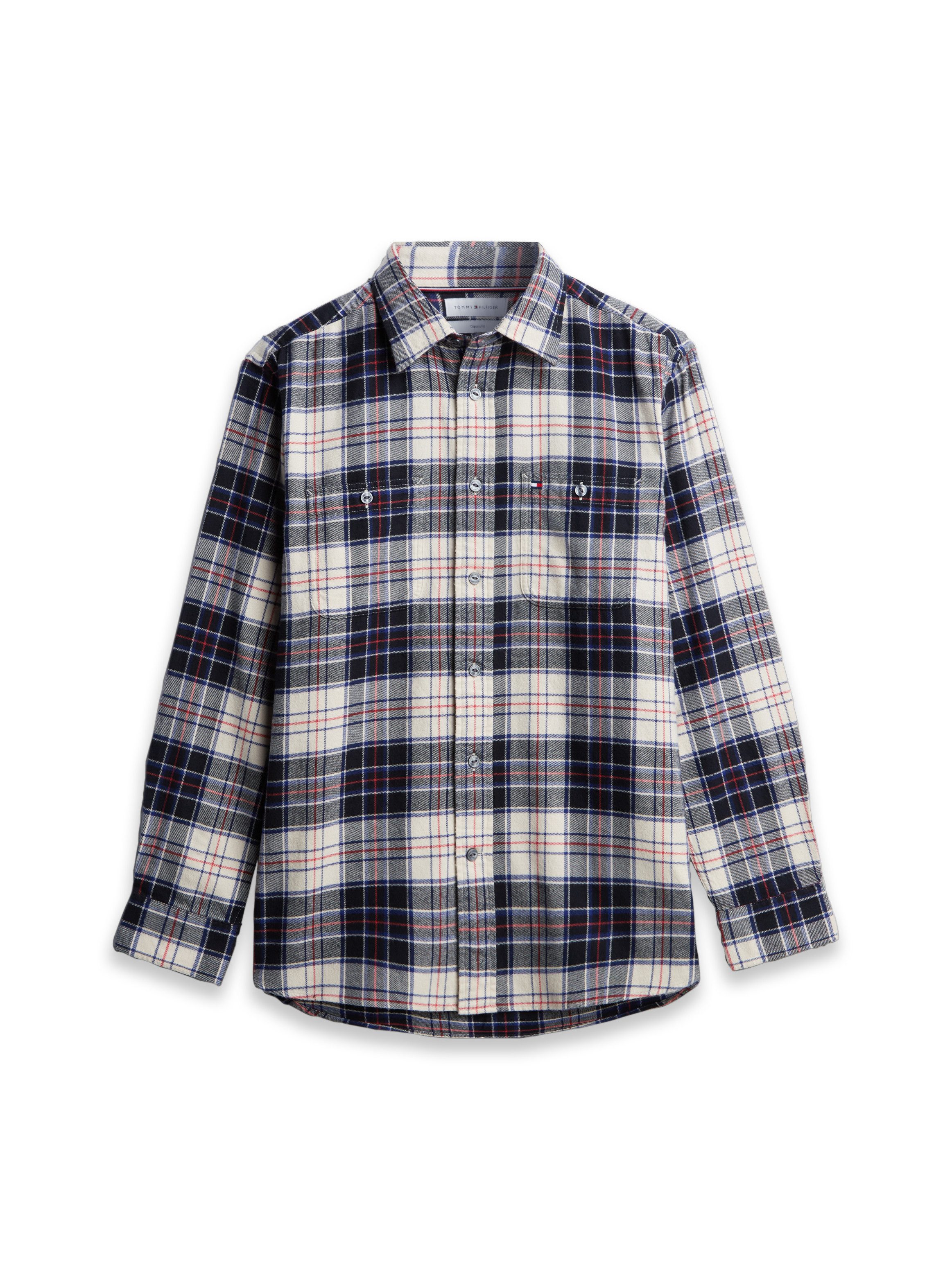 Tommy Hilfiger Flanellhemd RWB TARTAN FLANNEL Regular Fit soft Flannel – Bild 4 von 5
