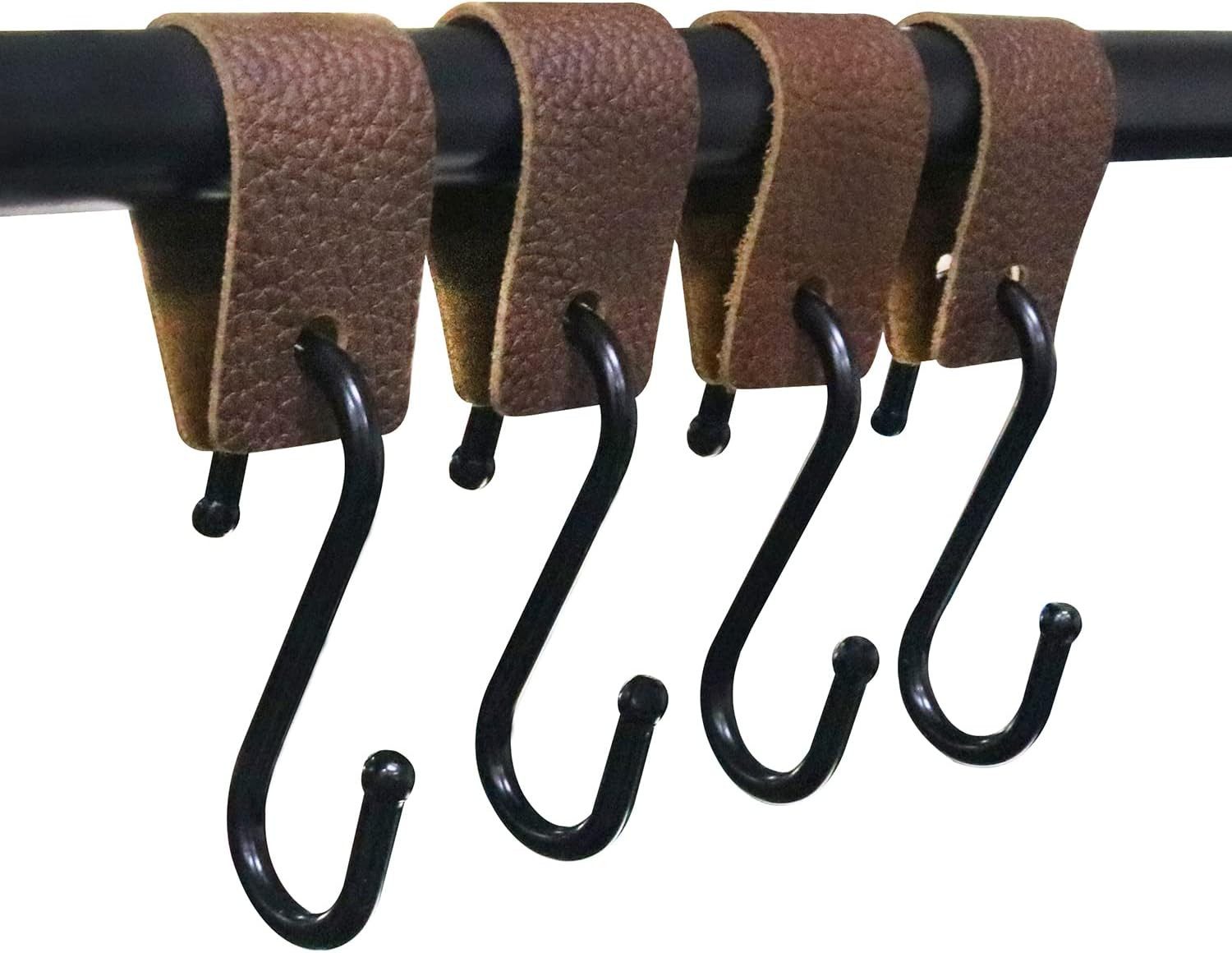 Coonoor S-Haken mit Lederschlaufe, 5 Stück günstig online kaufen