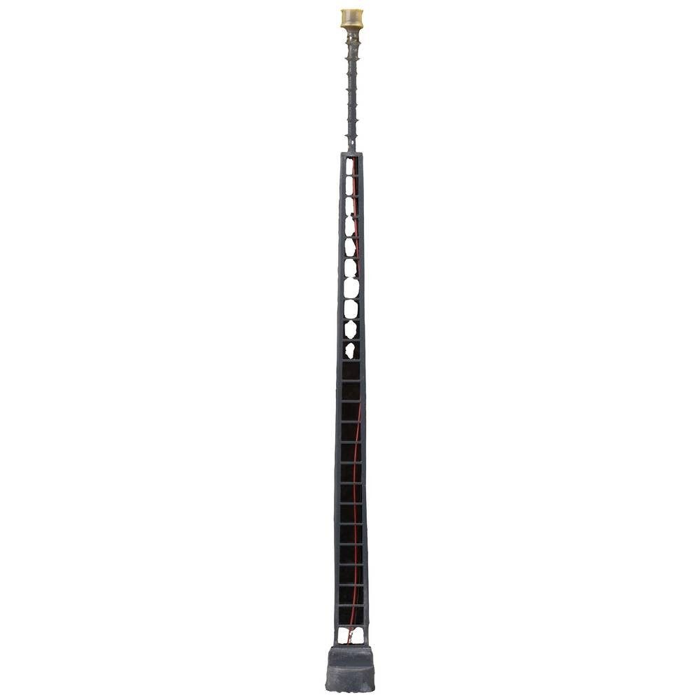 Modelleisenbahn-Signal H0 3er-Set LED-Gittermast-Aufsatzleuchte