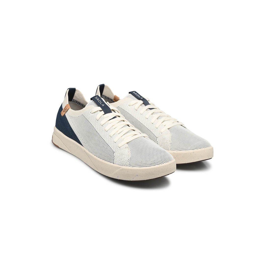 Cannon Knit 2.0 weiss/navyblau Herren Sneaker